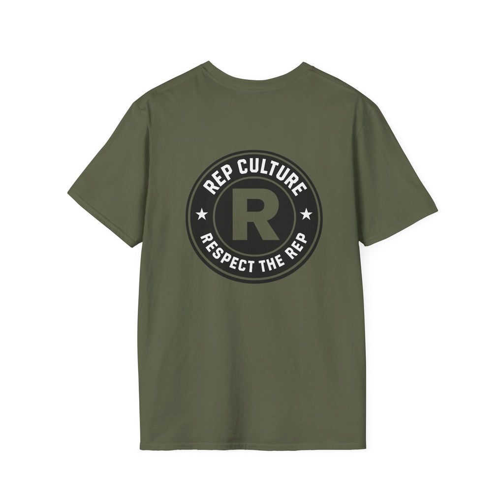 Rep Culture Respect The Rep Tee | Logo Badge Chest & Back Print