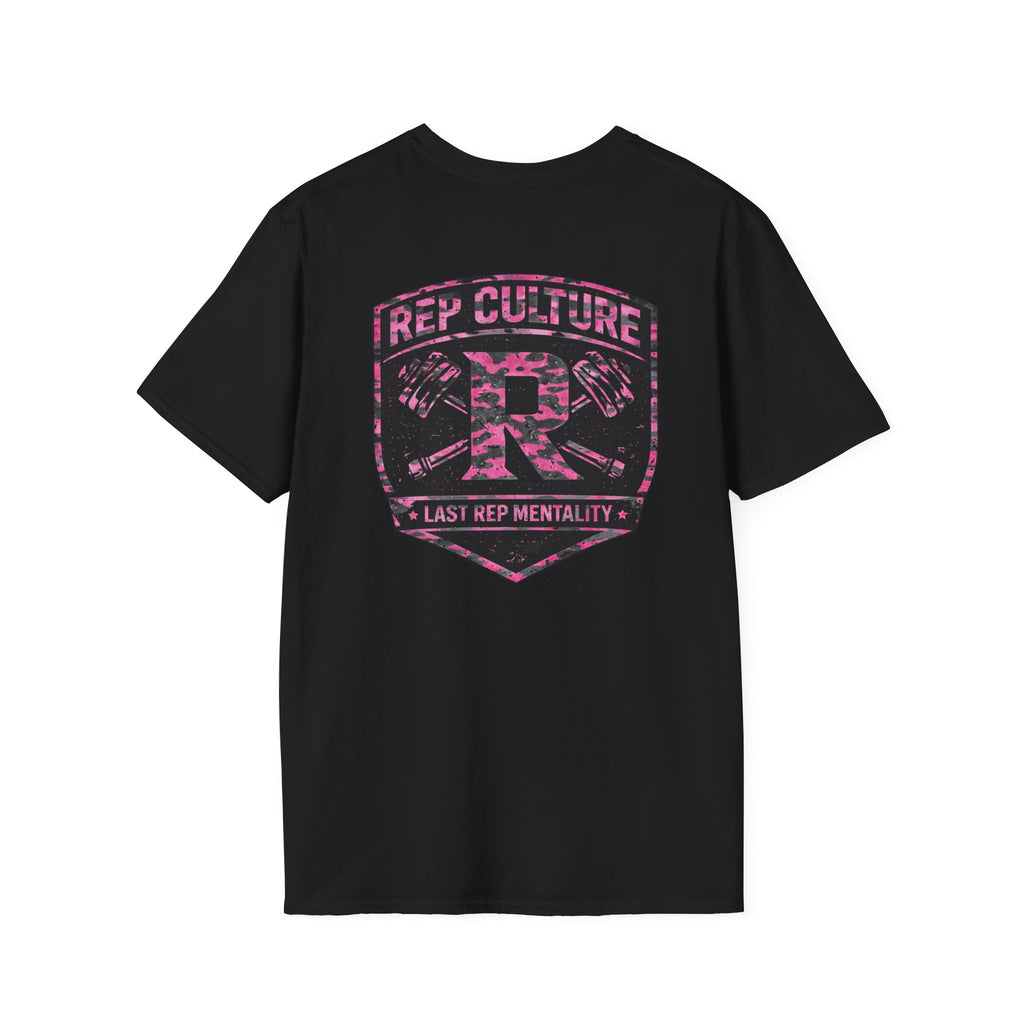 Rep Culture T-Shirt — 'Rep Culture' Badge Fitness Tee