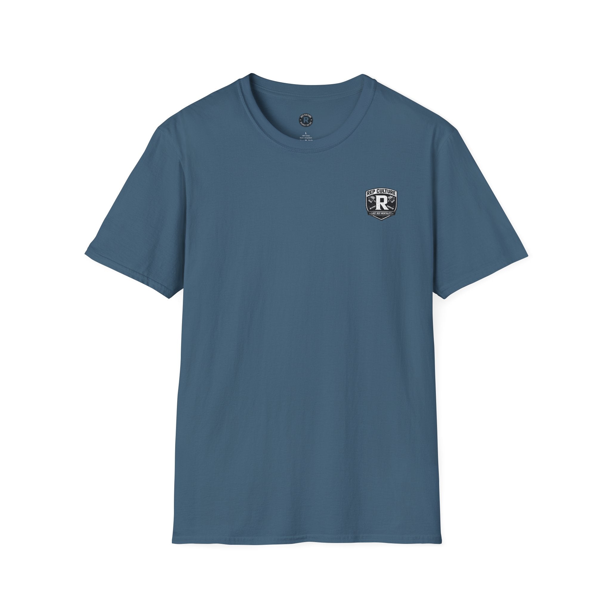 Rep Culture Gym Wear T-Shirt | Chest Logo, Back Graphic