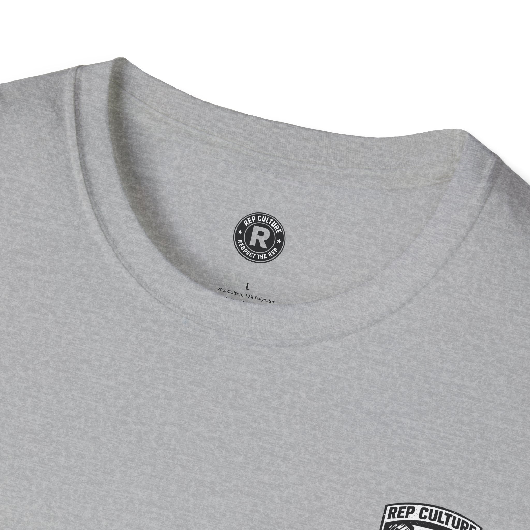 Rep Culture Shield Tee | Barbell Logo, Last Rep Mentality