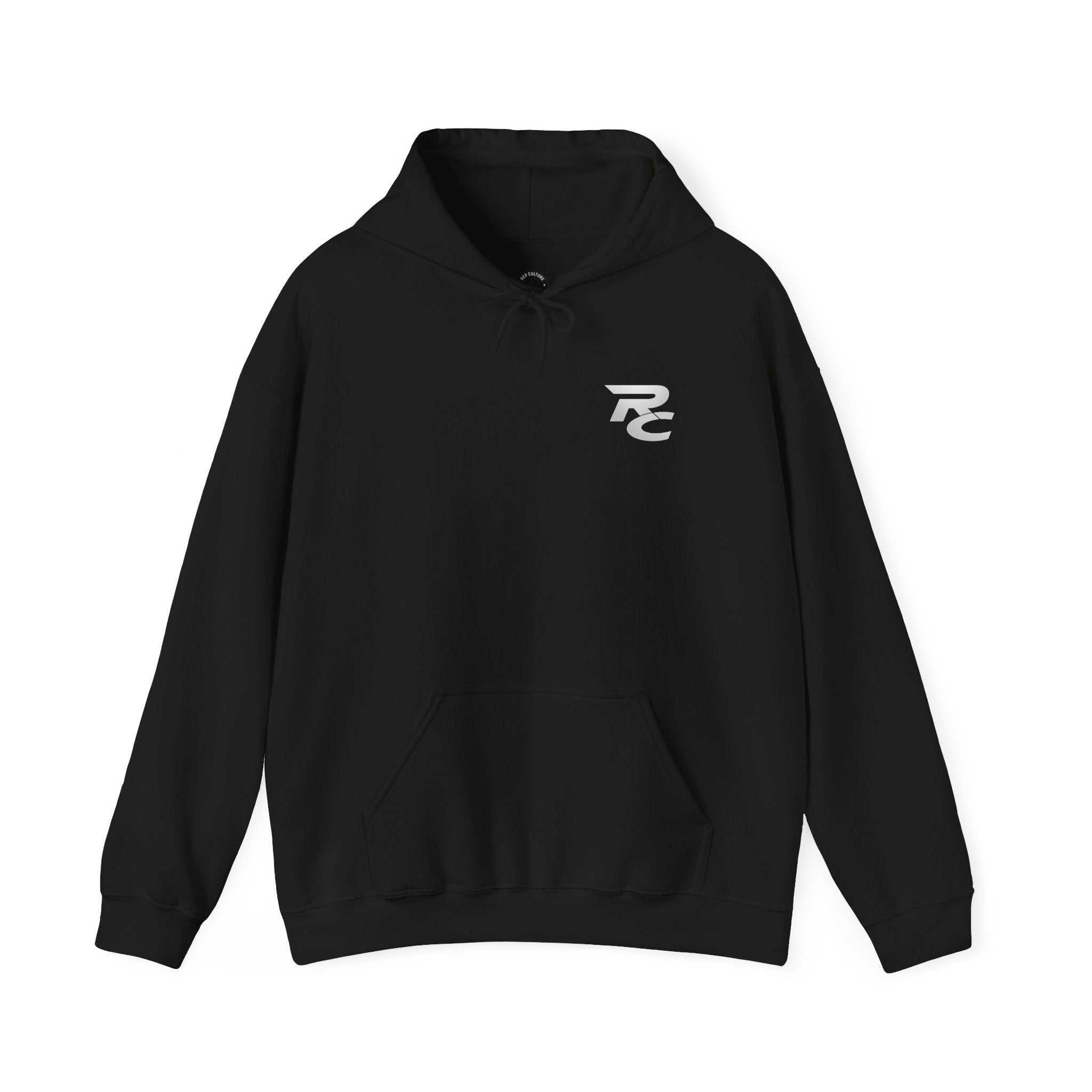Angular R Logo Hoodie | Minimal Graphic Hooded Sweatshirt