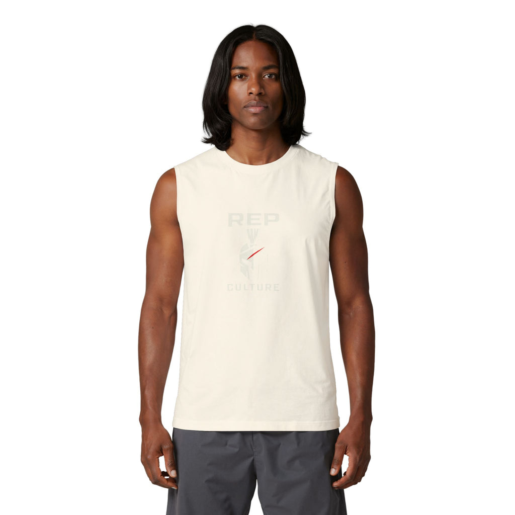 Rep Culture Spartan Logo "Earn Your Glory" Muscle Tank Athletic Gymwear