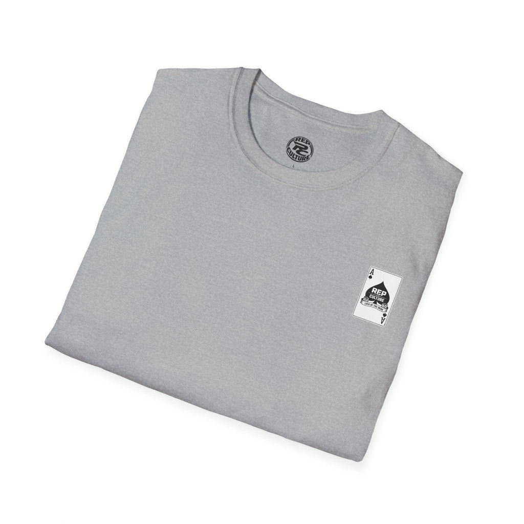 Ace of Spades Tee — 'RFP Culture' Playing Card Graphic T-Shirt