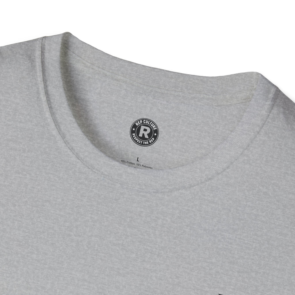 RC chest logo — Athletic Motivational Gym Tee