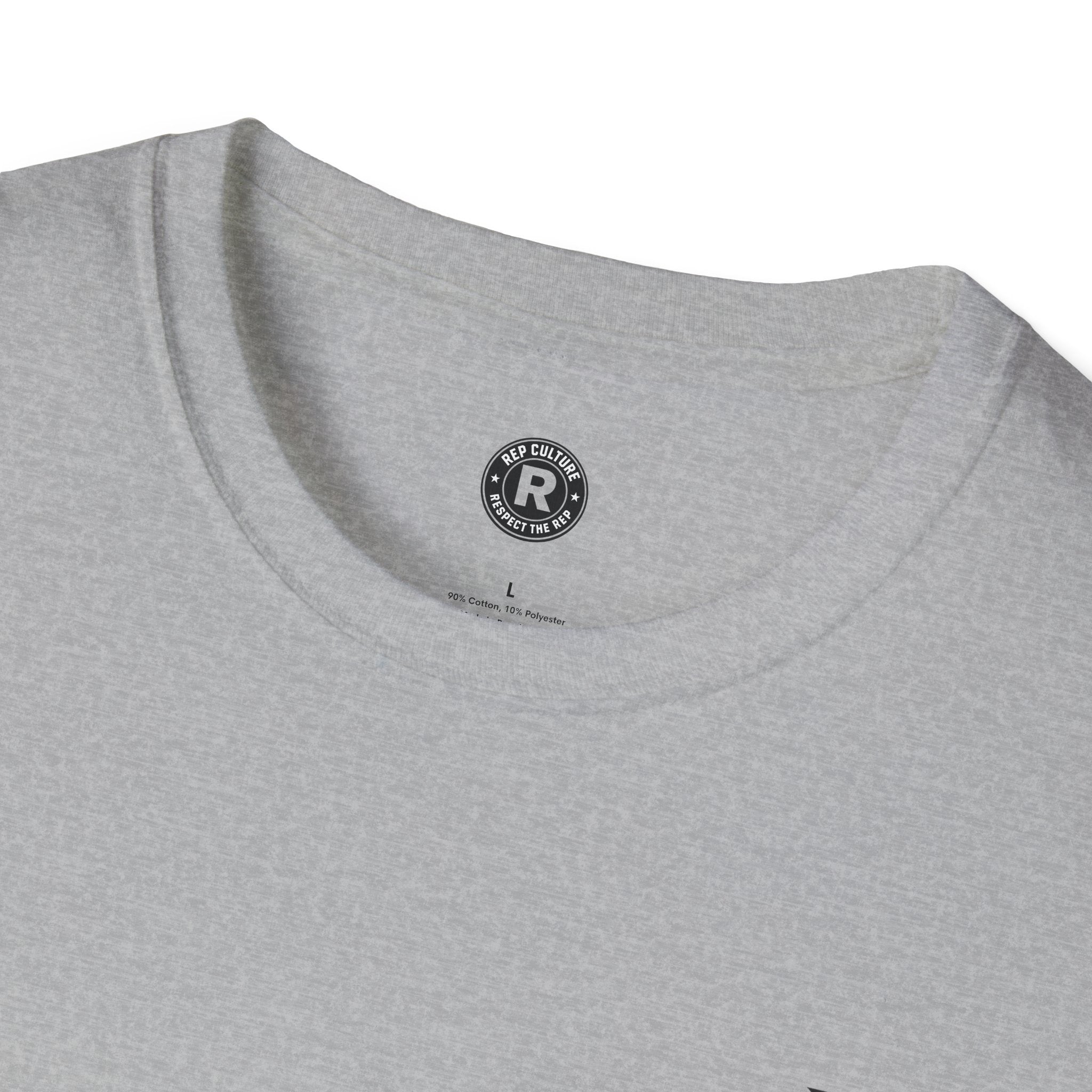 RC chest logo — Athletic Motivational Gym Tee