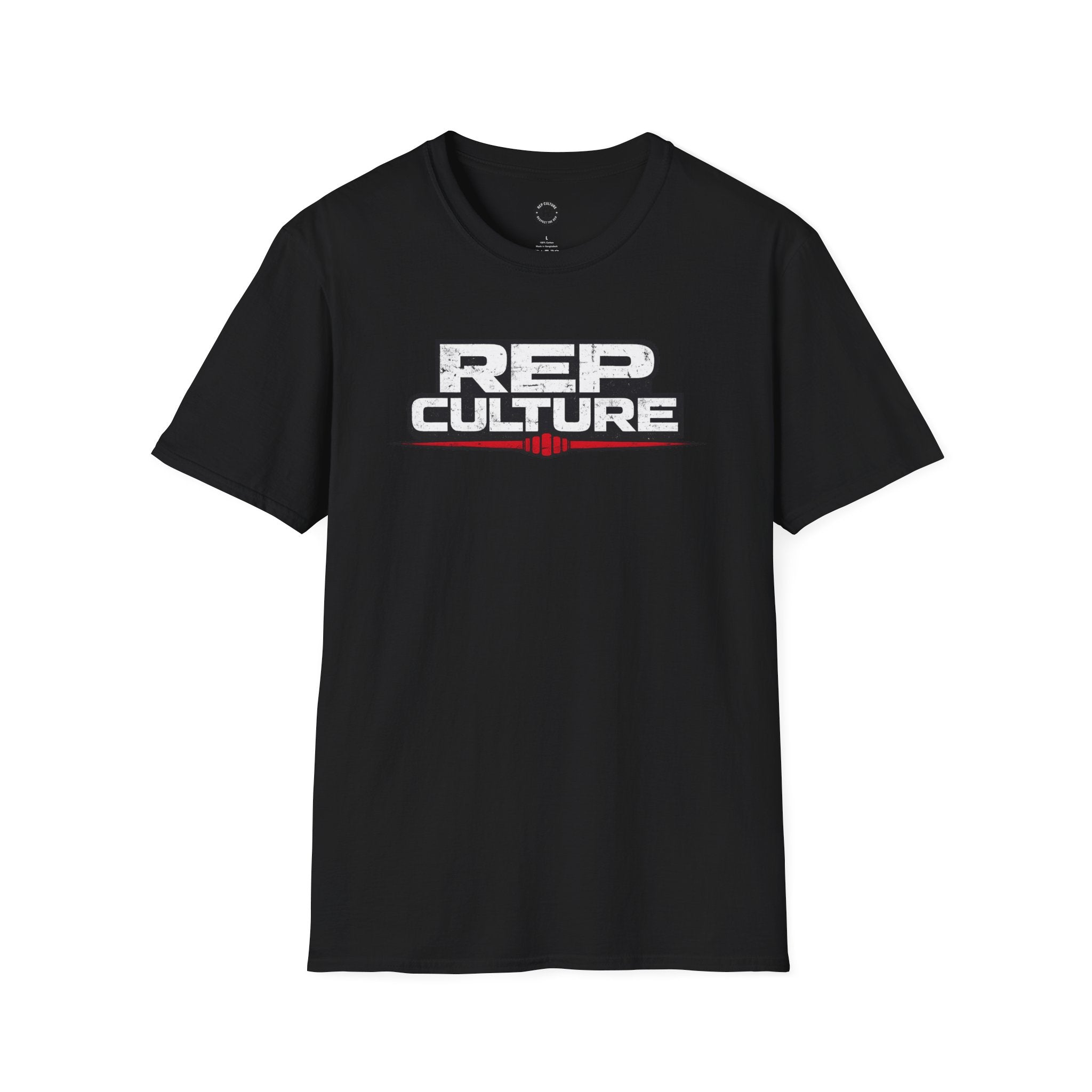 Rep Culture T-Shirt — Athletic Streetwear Tee with Bold Logo