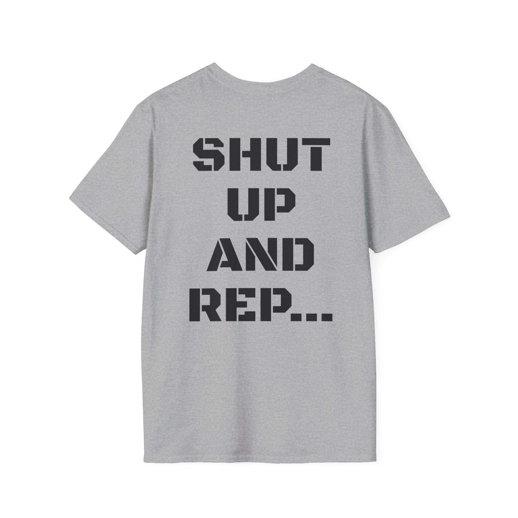 Rep Culture T‑Shirt — 'REP CULTURE' Front & 'SHUT UP AND REP' Back Graphic Tee