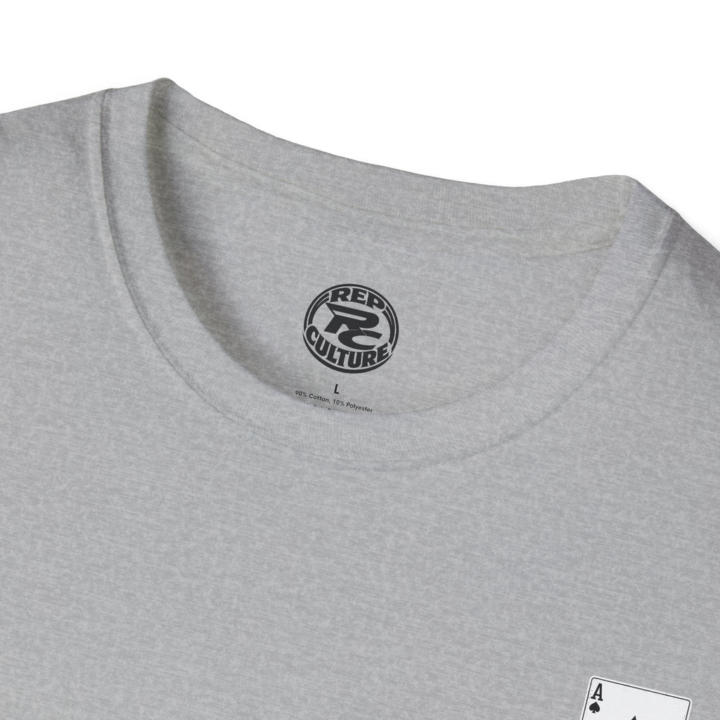 Ace of Spades Tee — 'RFP Culture' Playing Card Graphic T-Shirt