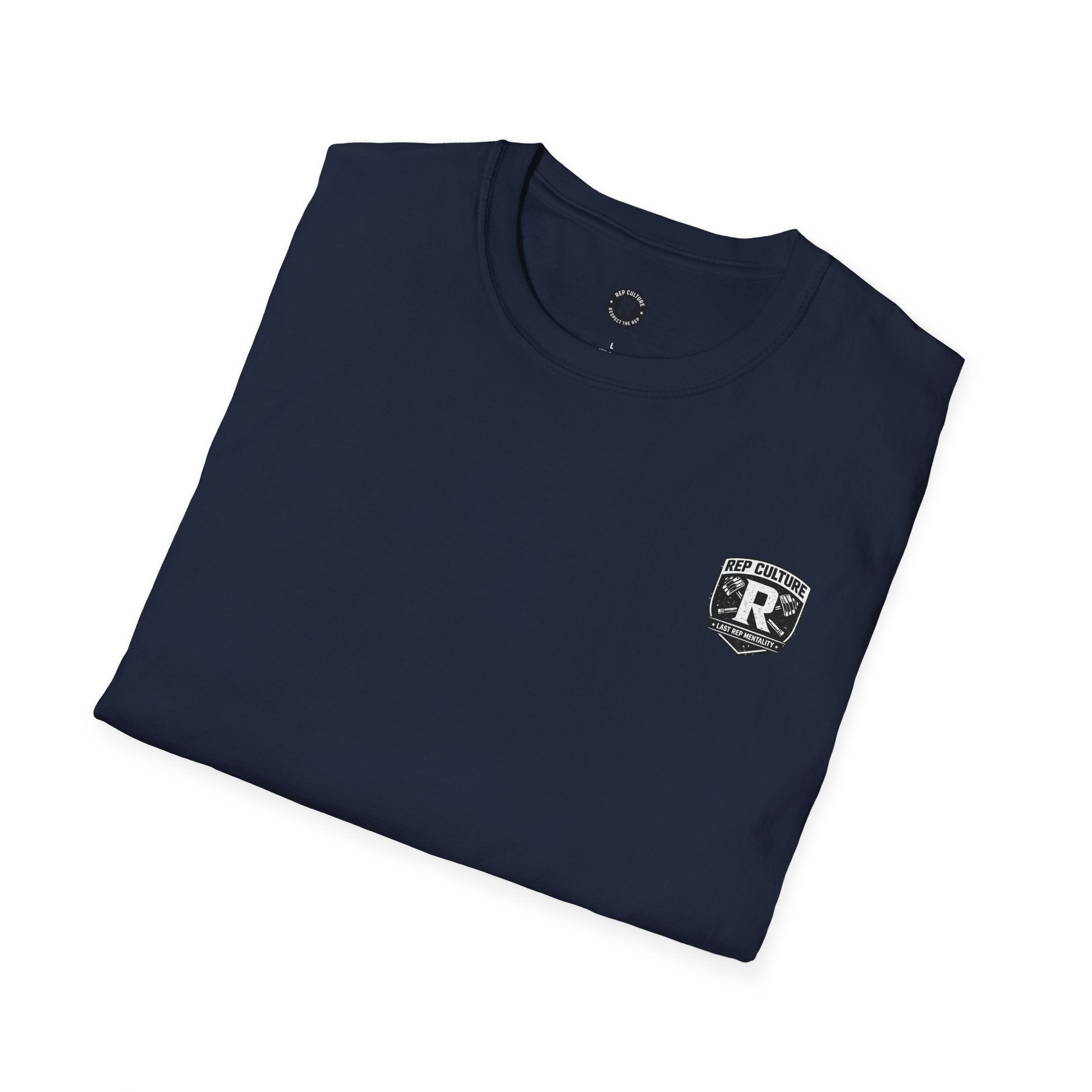 Rep Culture Shield Tee | Barbell Logo, Last Rep Mentality