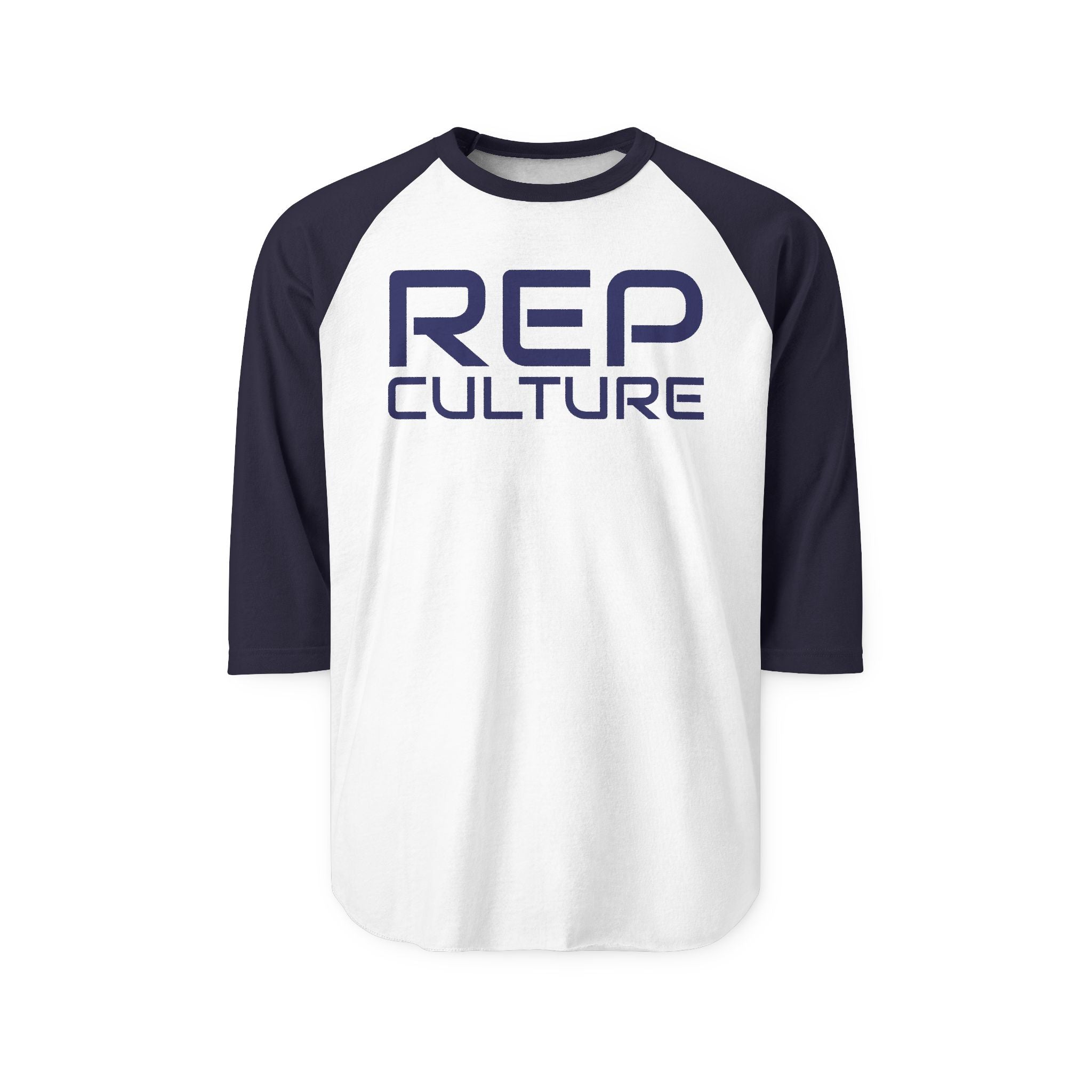 Rep Culture Raglan Shirt — 'REP CULTURE' 3/4 Sleeve Baseball Tee