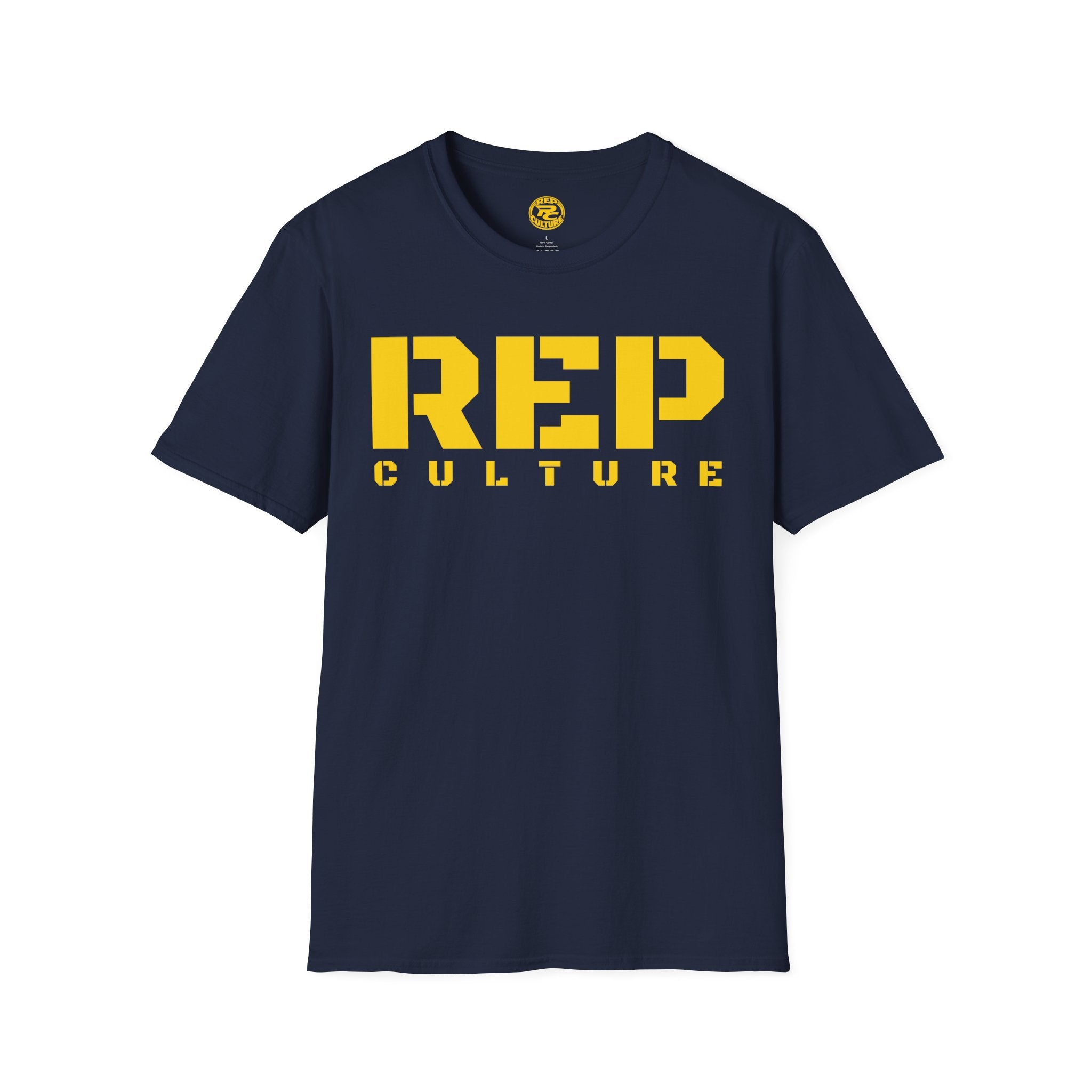 REP Culture T-Shirt — Bold Stencil Logo Tee for Fans & Streetwear