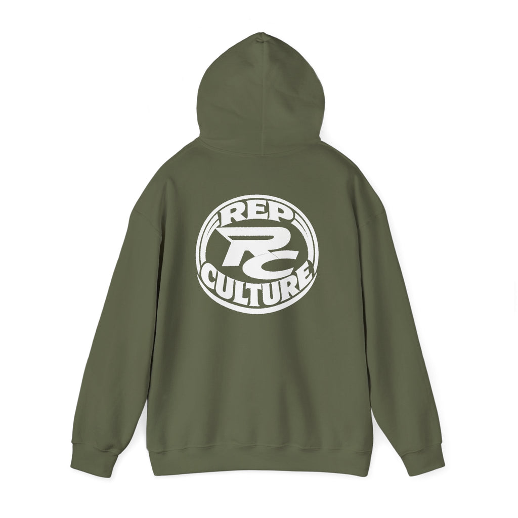 Angular R Logo Hoodie | Minimal Graphic Hooded Sweatshirt