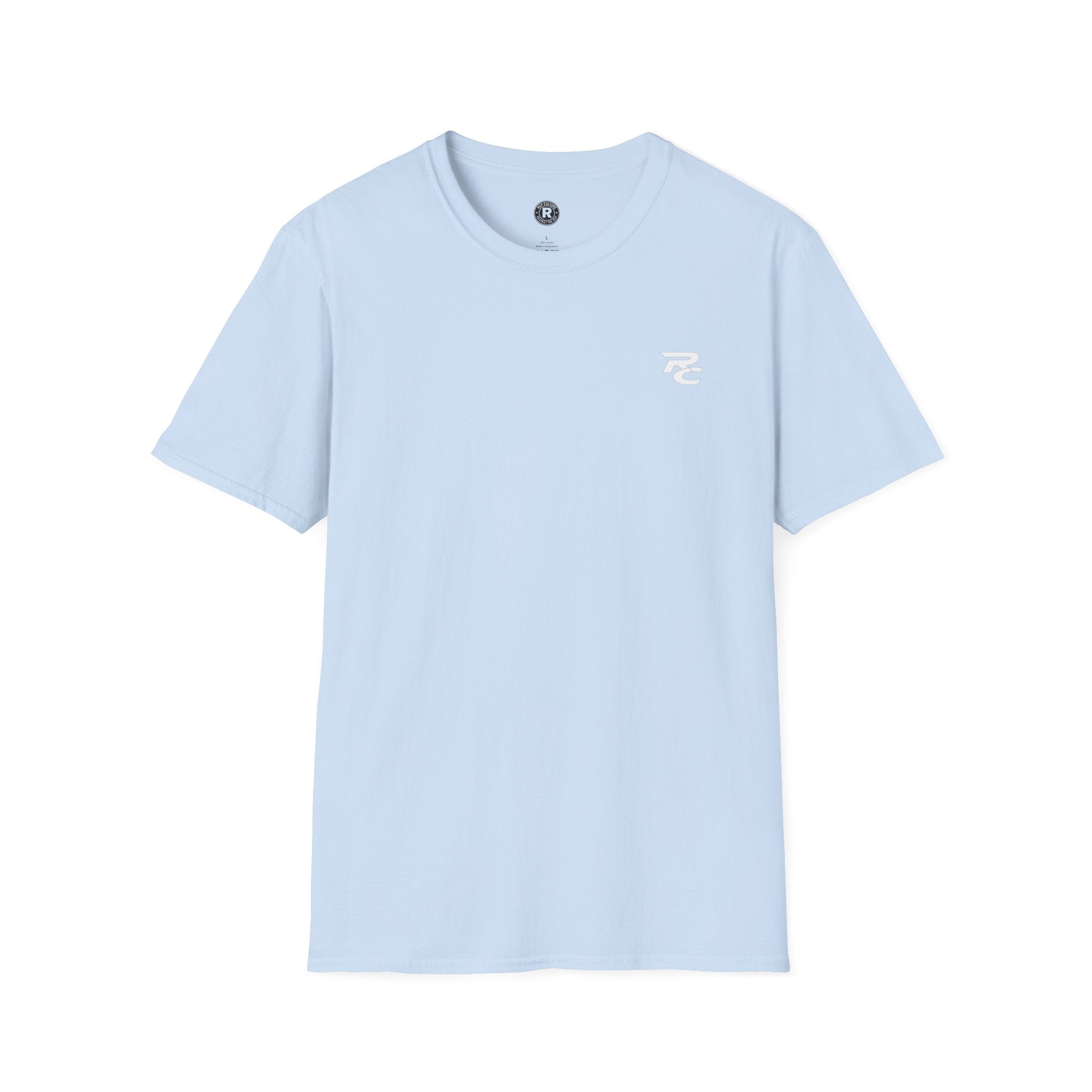RC chest logo — Athletic Motivational Gym Tee