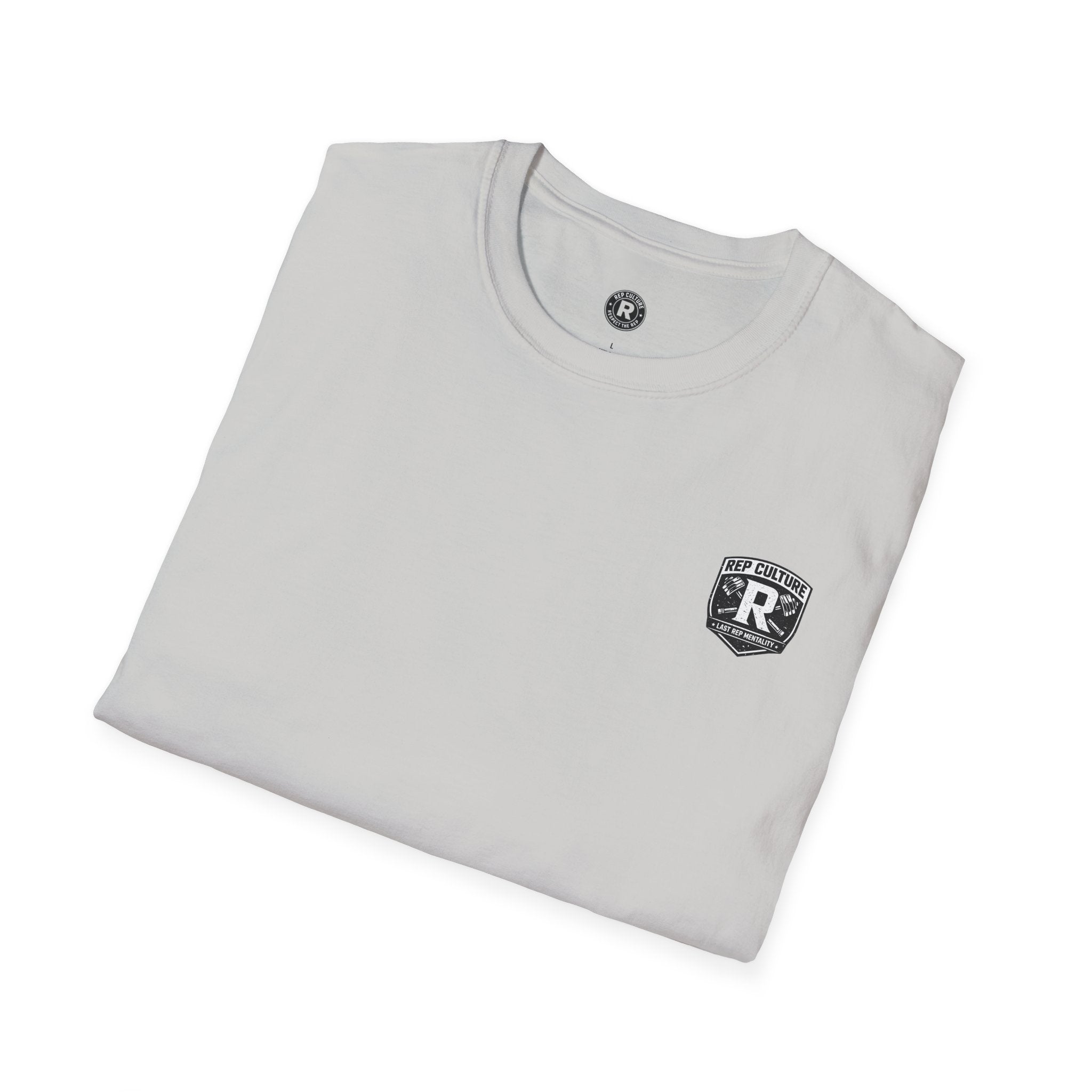 Rep Culture Gym Wear T-Shirt | Chest Logo, Back Graphic