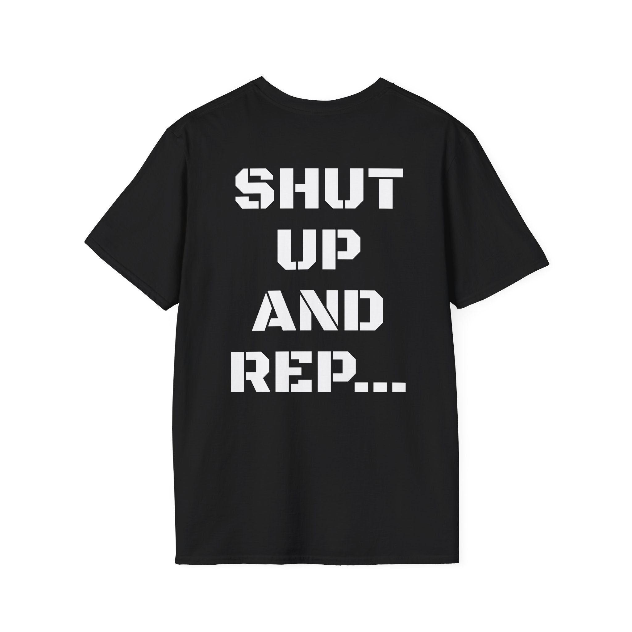 Rep Culture T‑Shirt — 'REP CULTURE' Front & 'SHUT UP AND REP' Back Graphic Tee