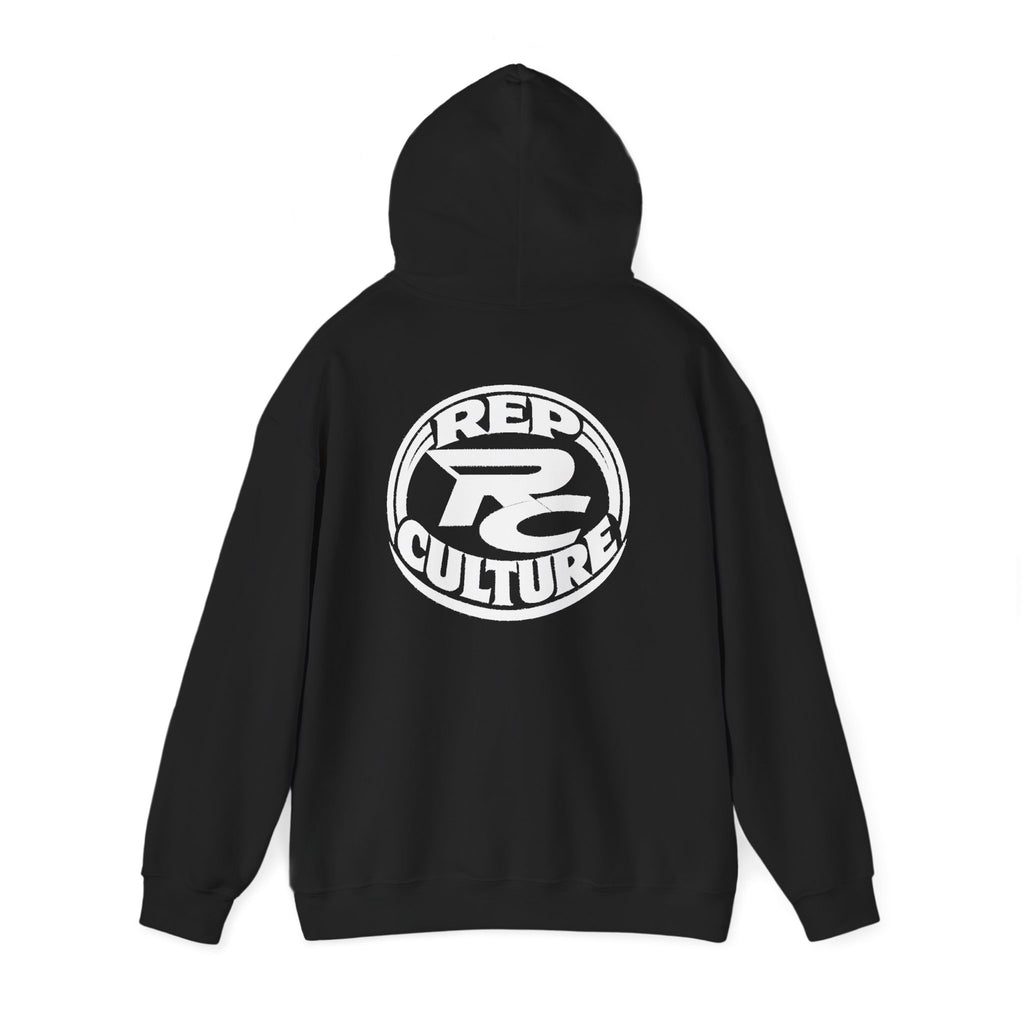 Angular R Logo Hoodie | Minimal Graphic Hooded Sweatshirt