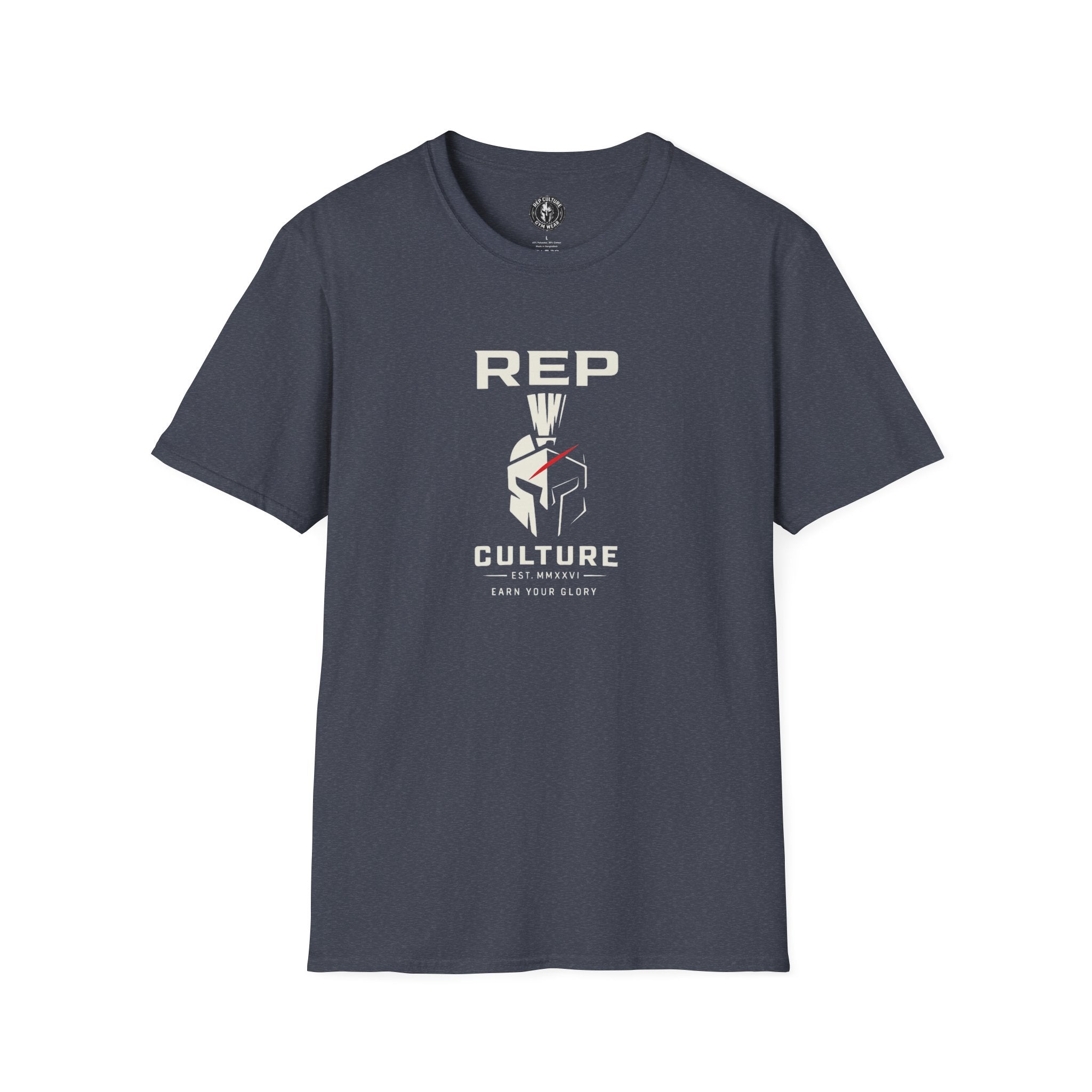 REP Culture T-Shirt Spartan Helmet Logo