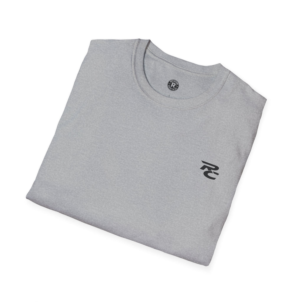 RC chest logo — Athletic Motivational Gym Tee