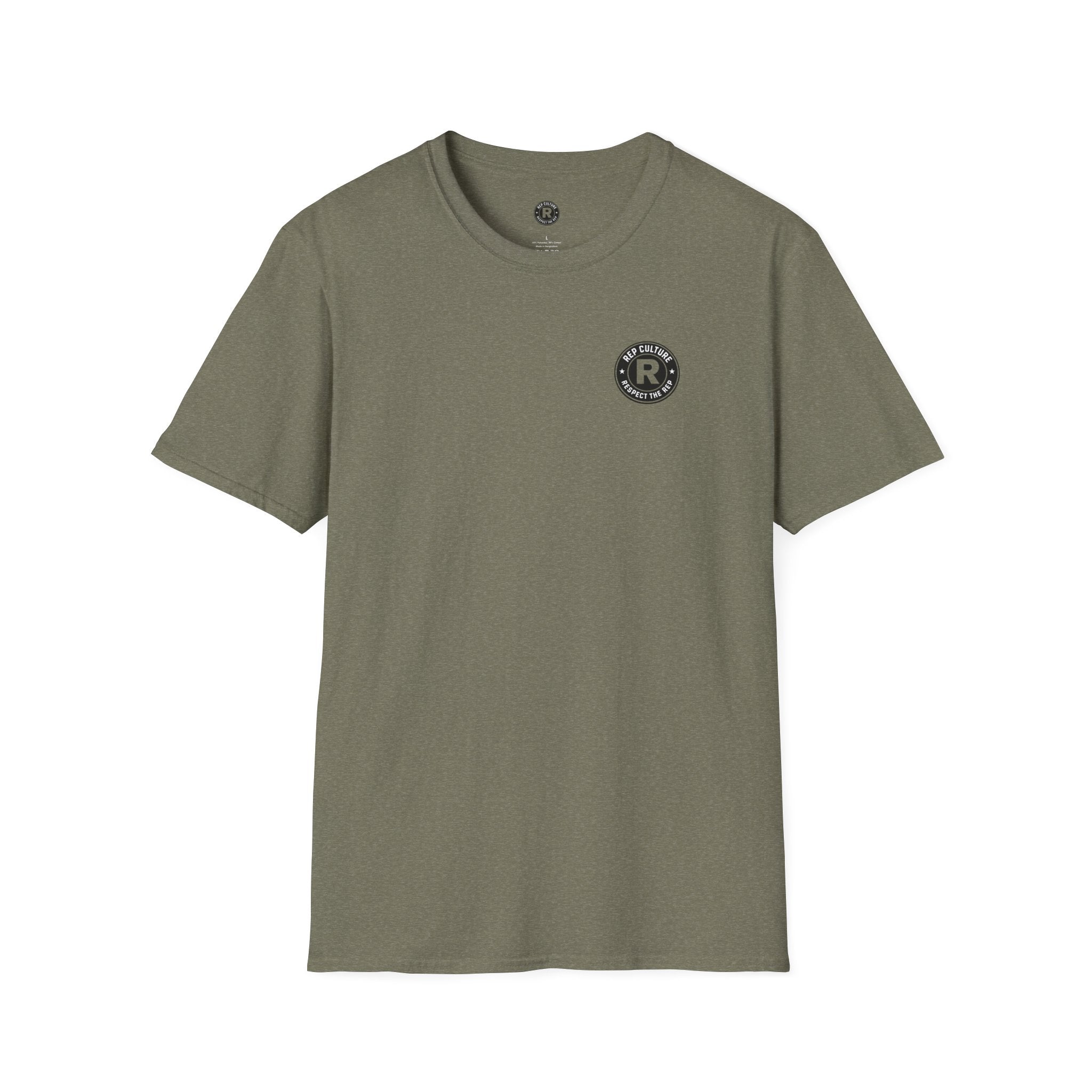 Rep Culture Respect The Rep Tee | Logo Badge Chest & Back Print