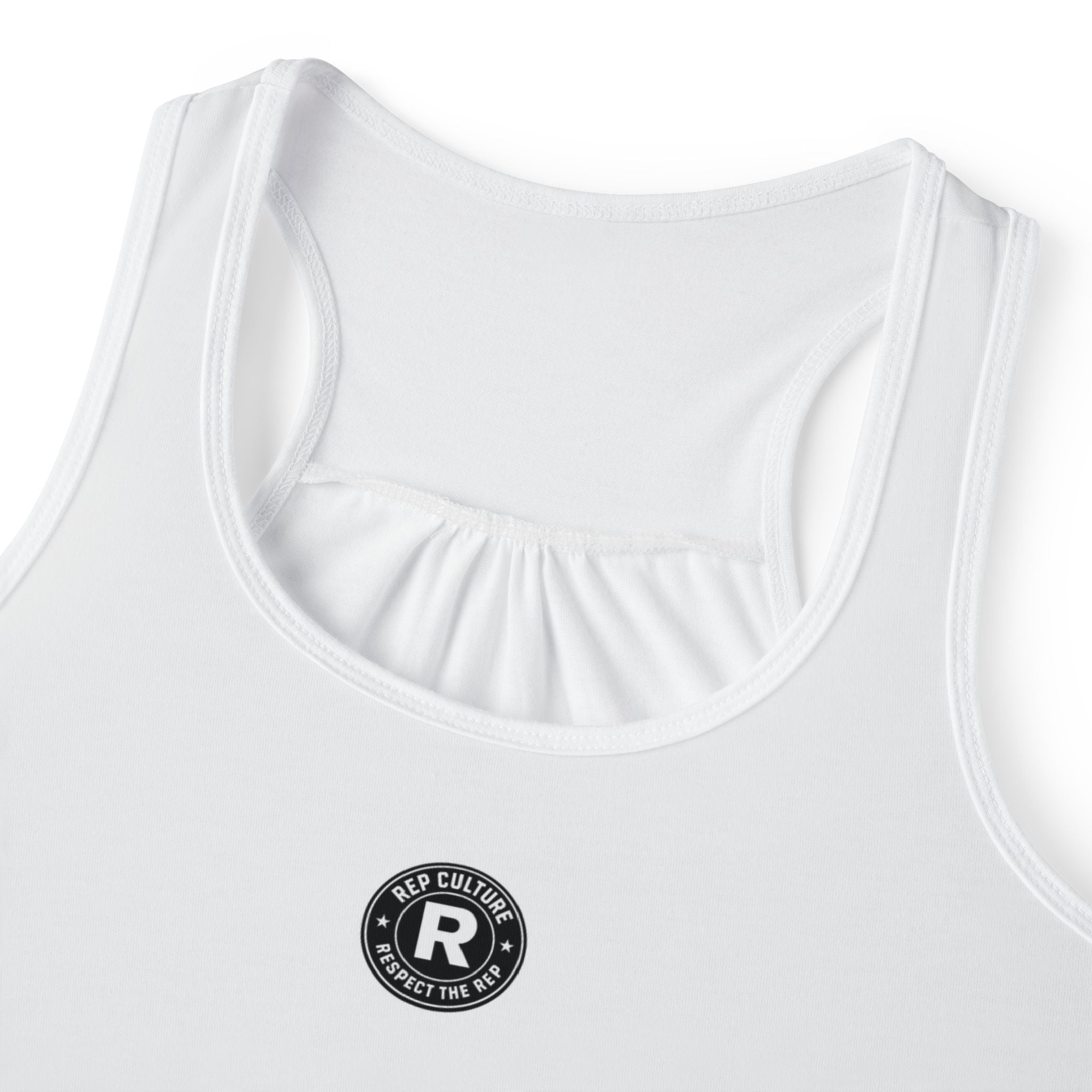 Women's Tank Top — Minimal Registered Trademark Logo Racerback Tank