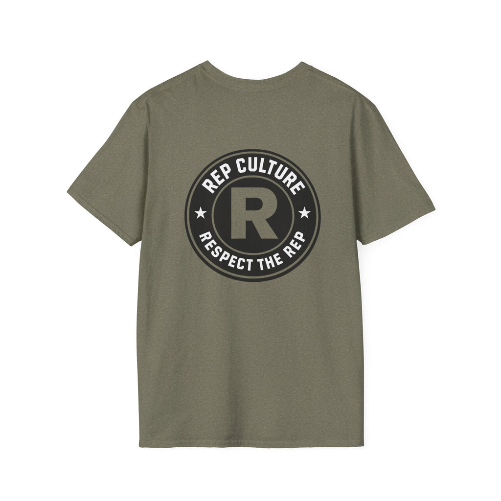 Rep Culture Respect The Rep Tee | Logo Badge Chest & Back Print