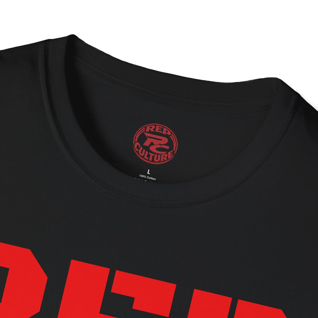 REP Culture T-Shirt — Bold Stencil Logo Tee for Fans & Streetwear