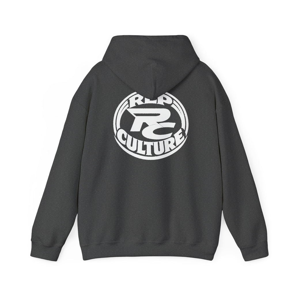 Angular R Logo Hoodie | Minimal Graphic Hooded Sweatshirt