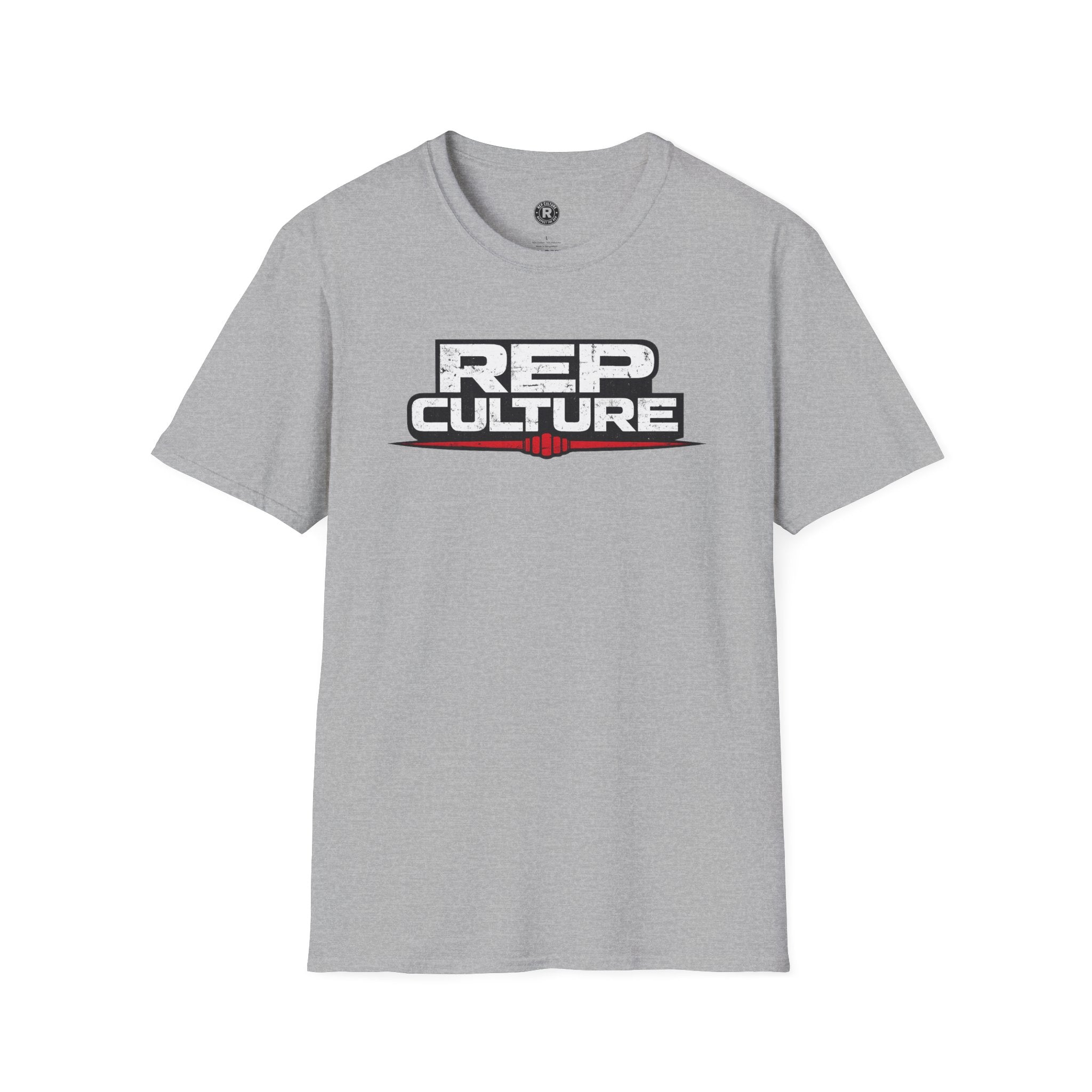 Rep Culture T-Shirt — Athletic Streetwear Tee with Bold Logo
