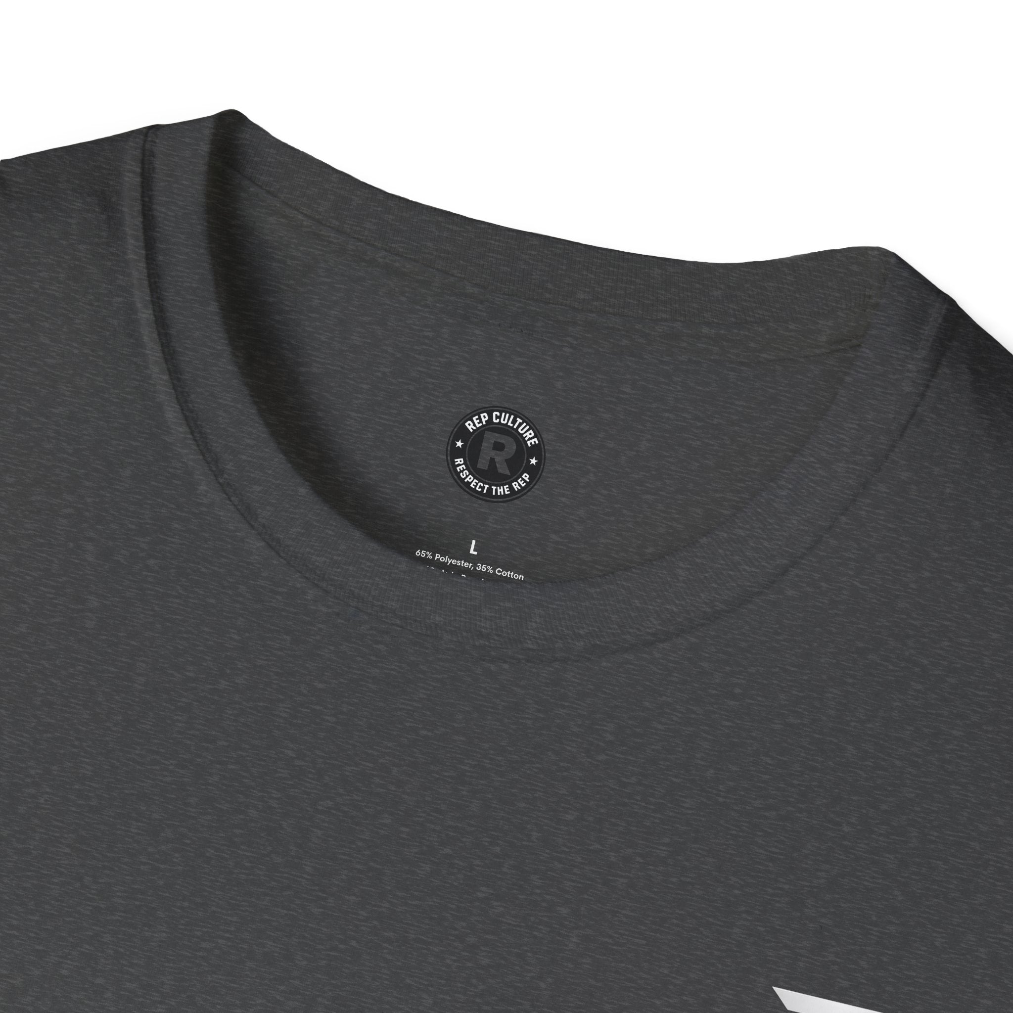 RC chest logo — Athletic Motivational Gym Tee