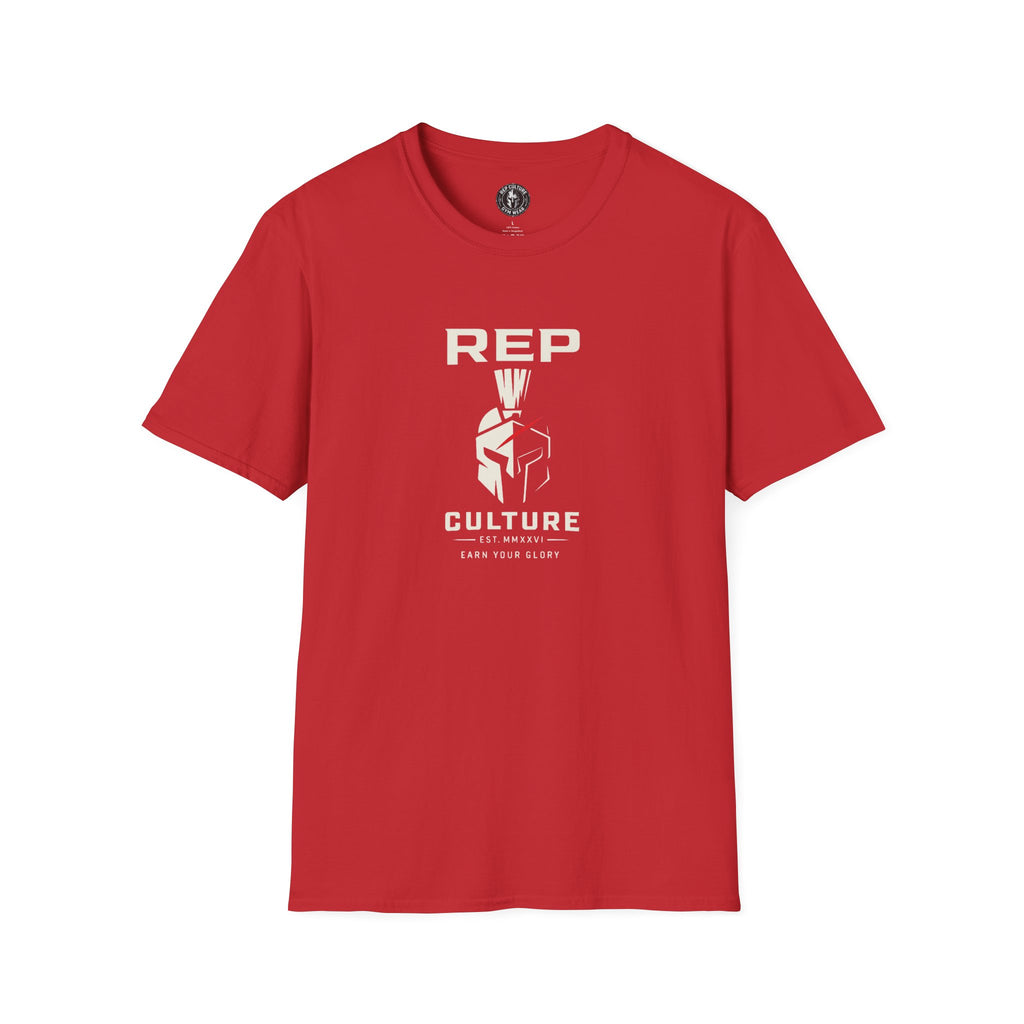 REP Culture T-Shirt Spartan Helmet Logo