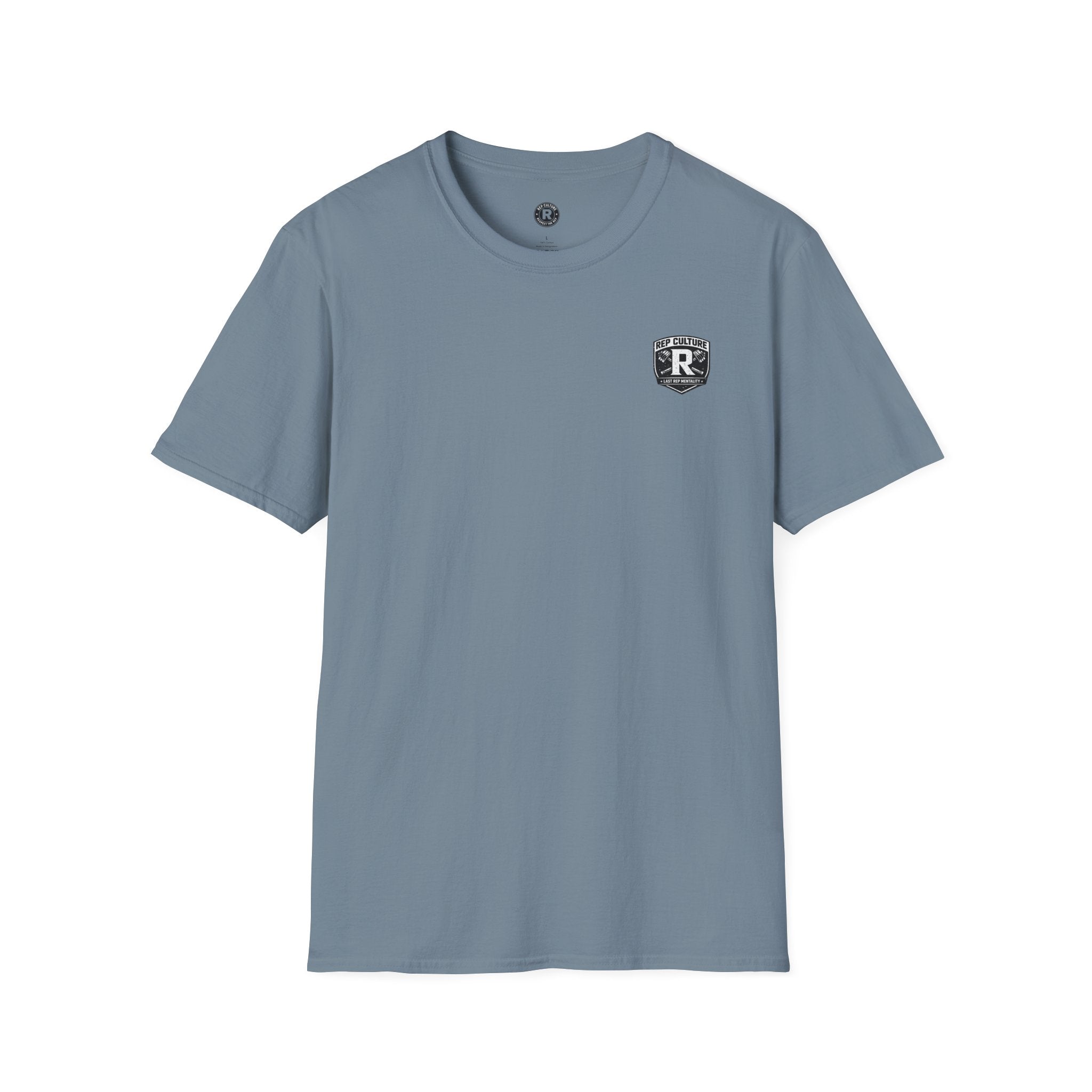 Rep Culture Gym Wear T-Shirt | Chest Logo, Back Graphic