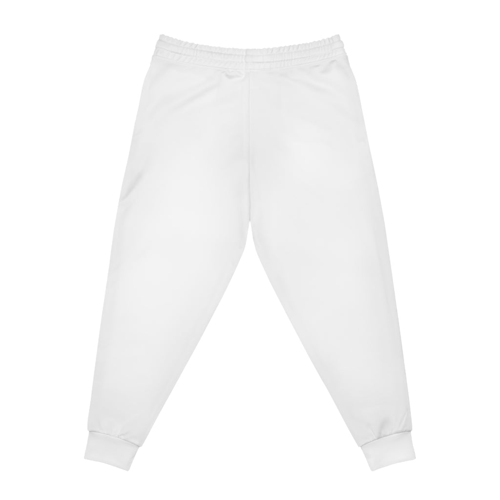 Embroidered Tiger Crest Joggers — Athletic Sweatpants with Small Chest Patch