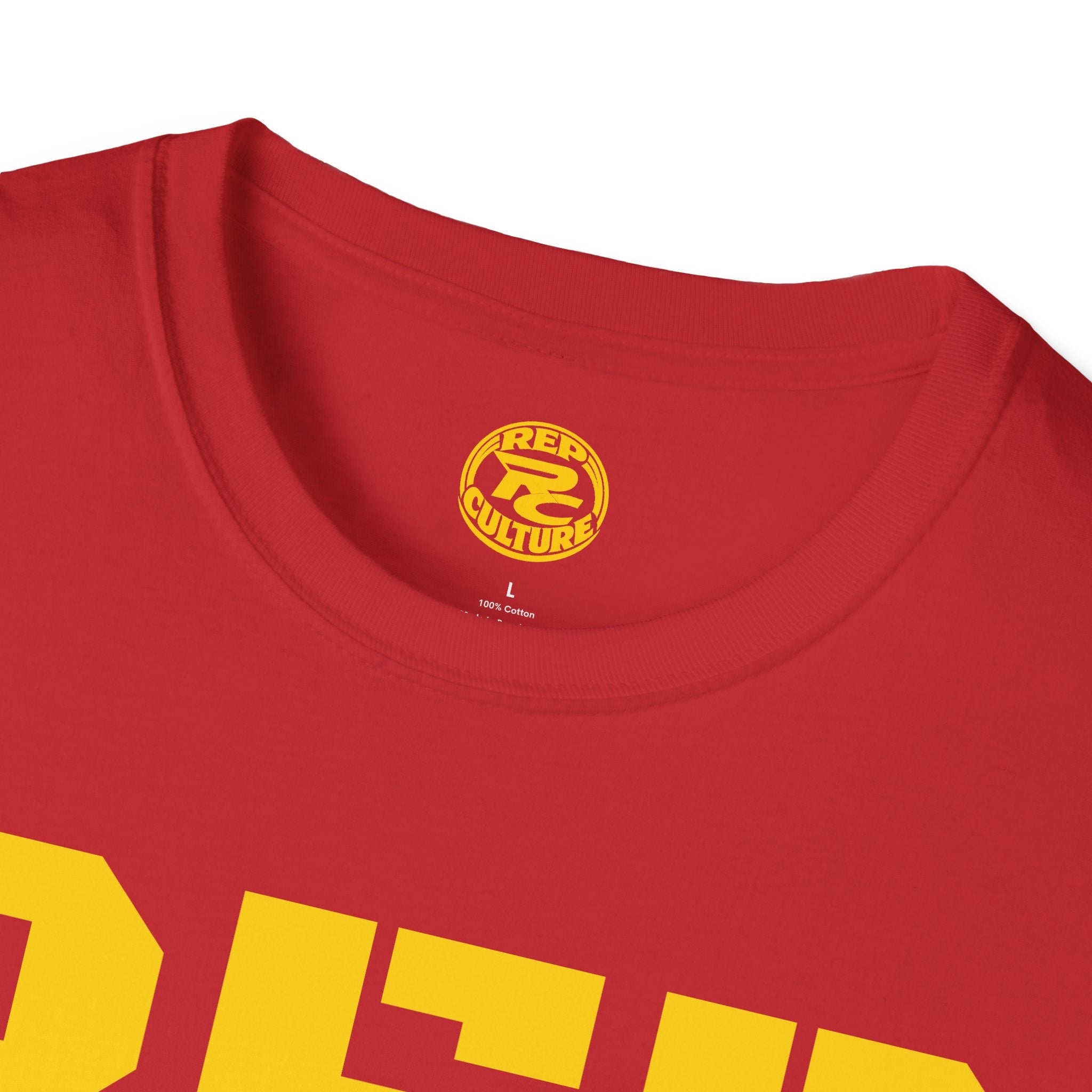REP Culture T-Shirt — Bold Stencil Logo Tee for Fans & Streetwear