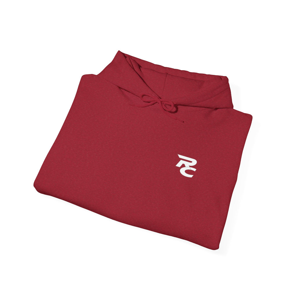 Angular R Logo Hoodie | Minimal Graphic Hooded Sweatshirt