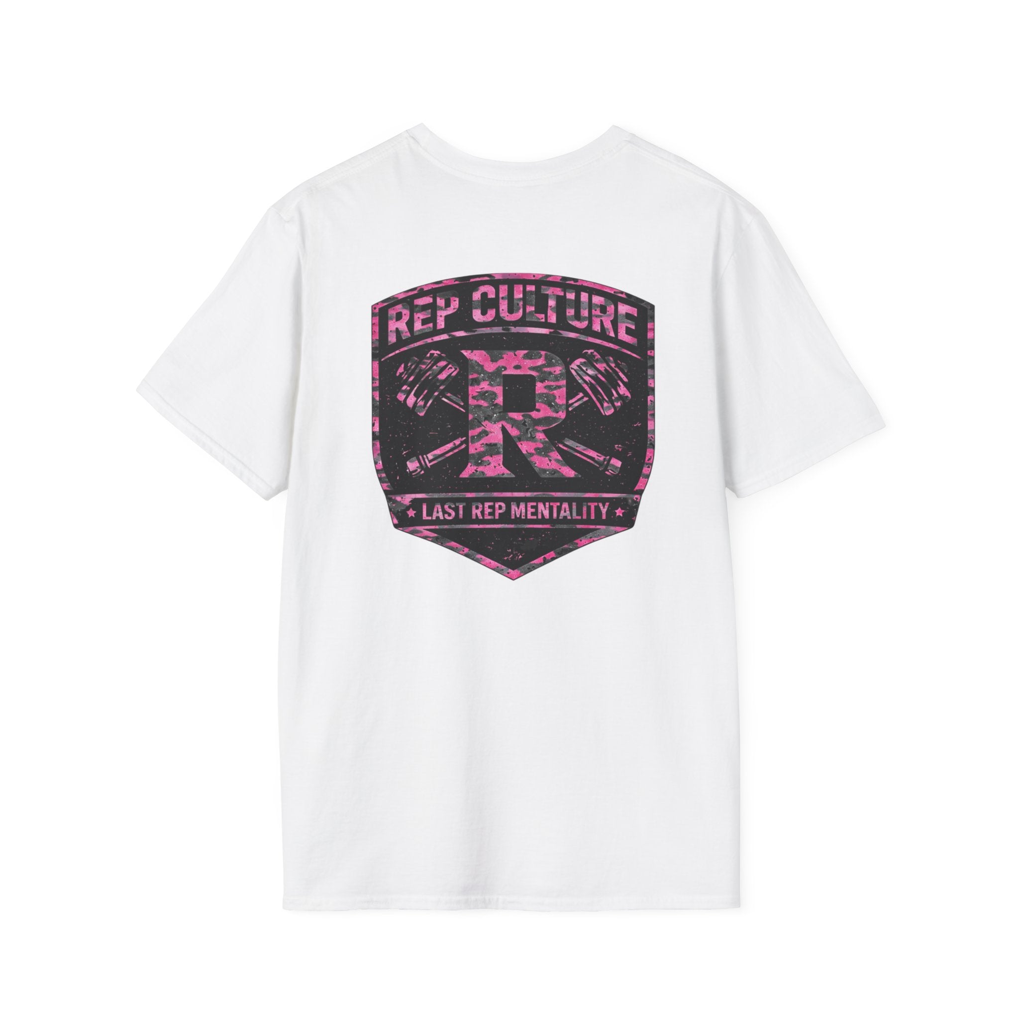 Rep Culture T-Shirt — 'Rep Culture' Badge Fitness Tee