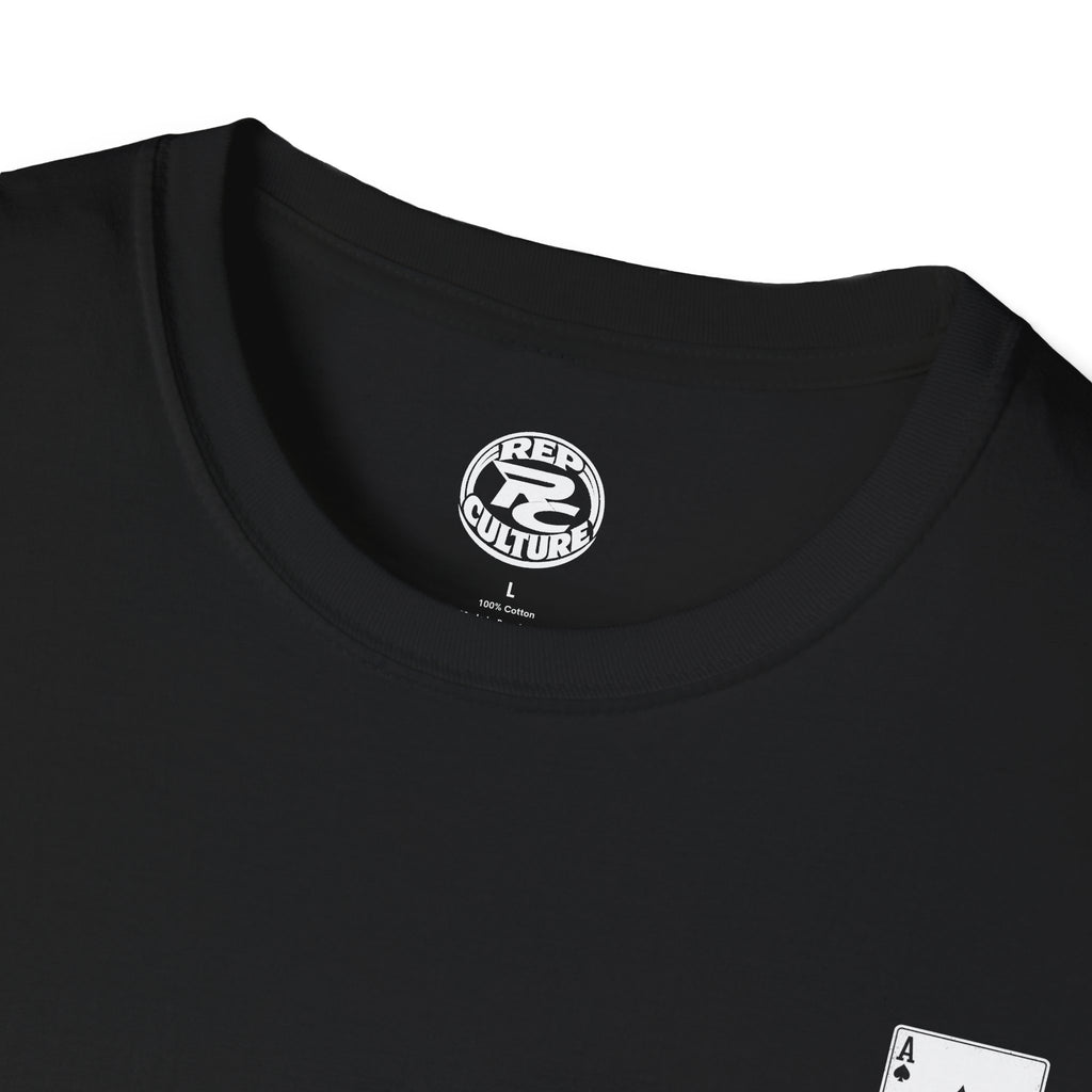 Ace of Spades Tee — 'RFP Culture' Playing Card Graphic T-Shirt