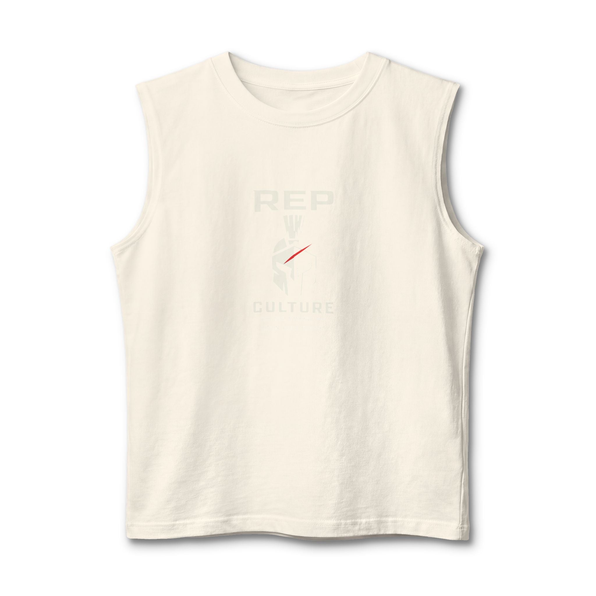 Rep Culture Spartan Logo "Earn Your Glory" Muscle Tank Athletic Gymwear