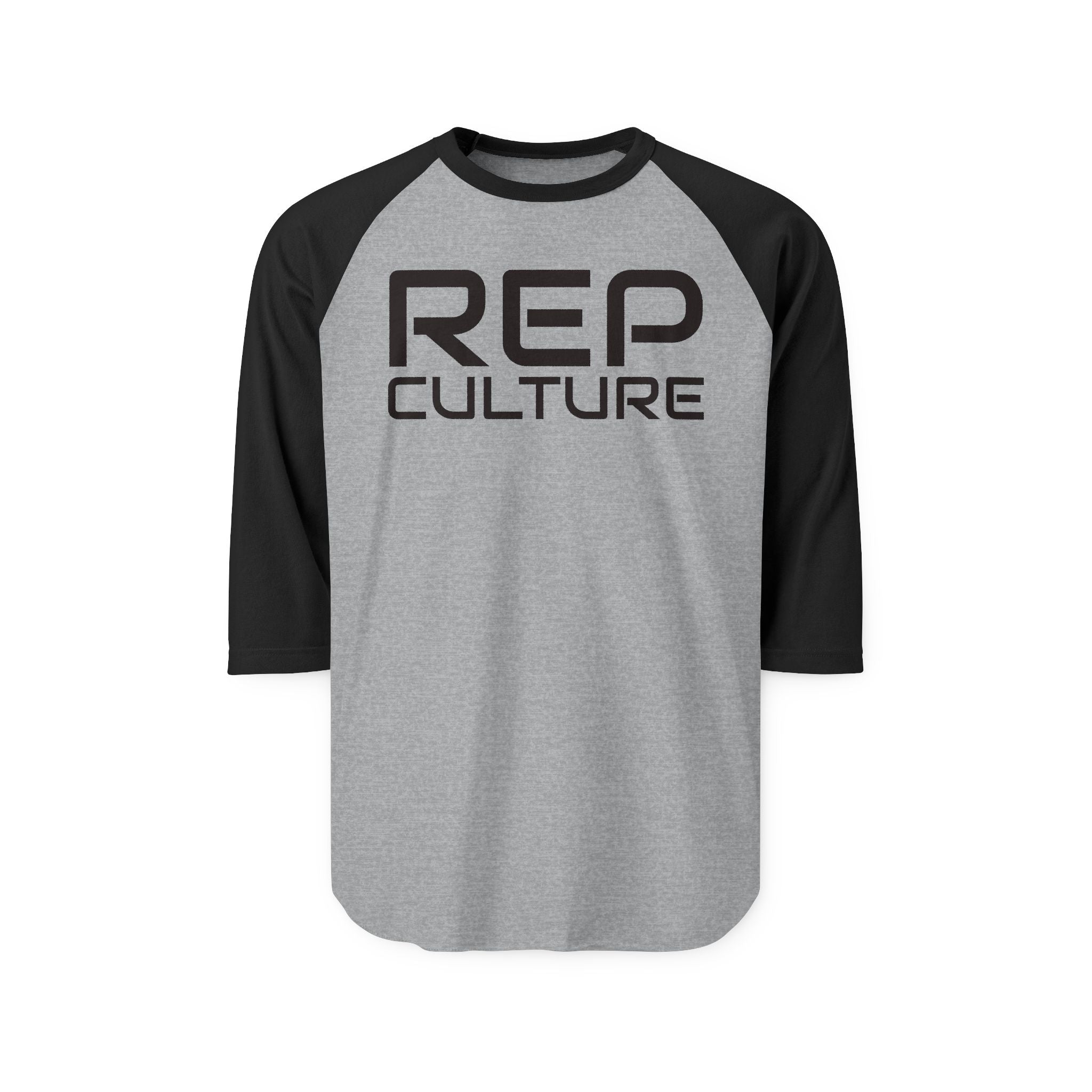 Rep Culture Raglan Shirt — 'REP CULTURE' 3/4 Sleeve Baseball Tee