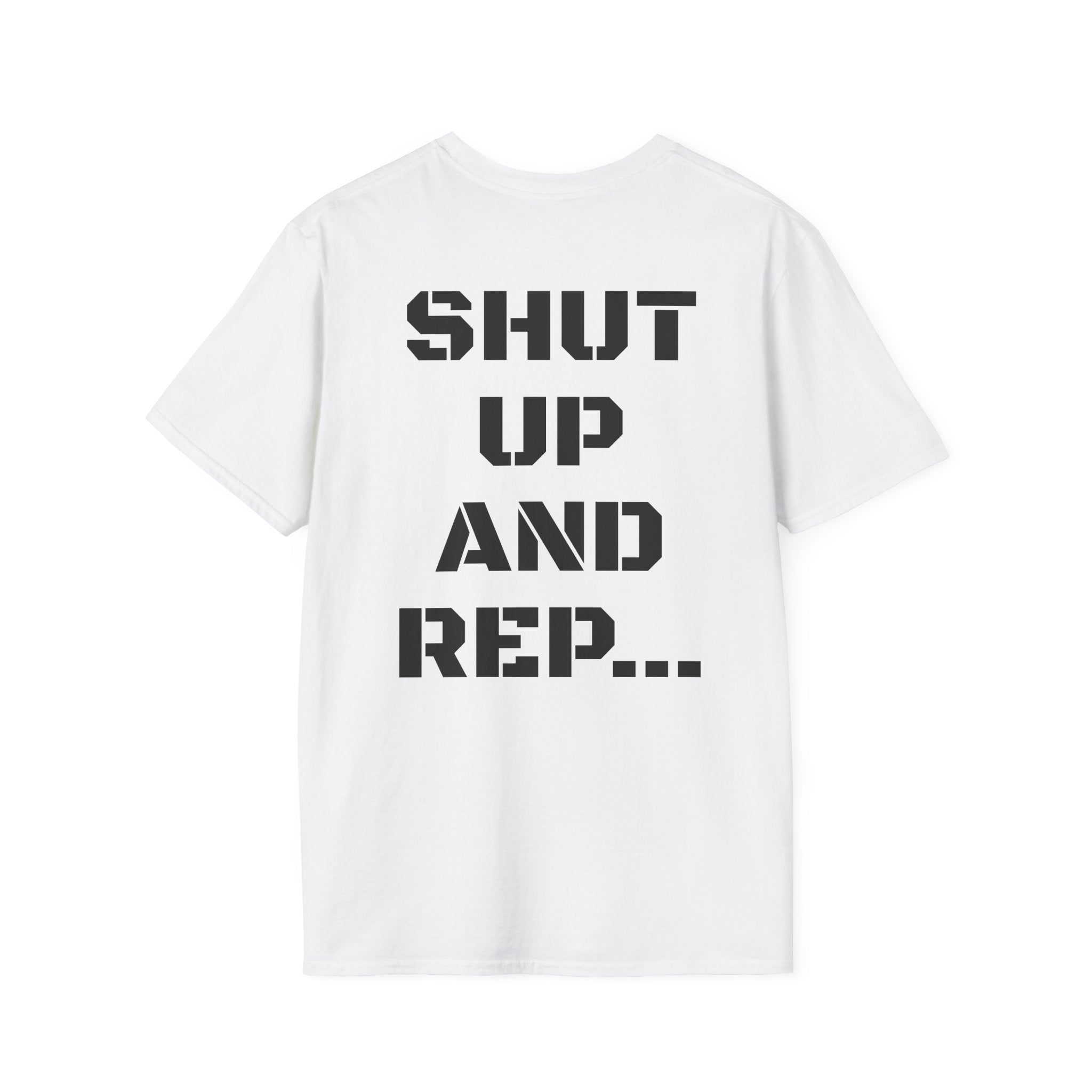 Rep Culture T‑Shirt — 'REP CULTURE' Front & 'SHUT UP AND REP' Back Graphic Tee