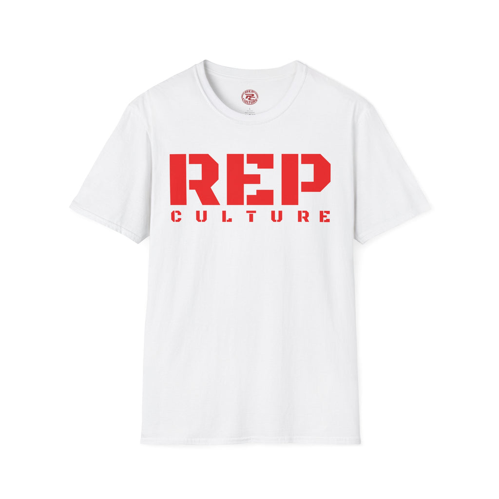 REP Culture T-Shirt — Bold Stencil Logo Tee for Fans & Streetwear