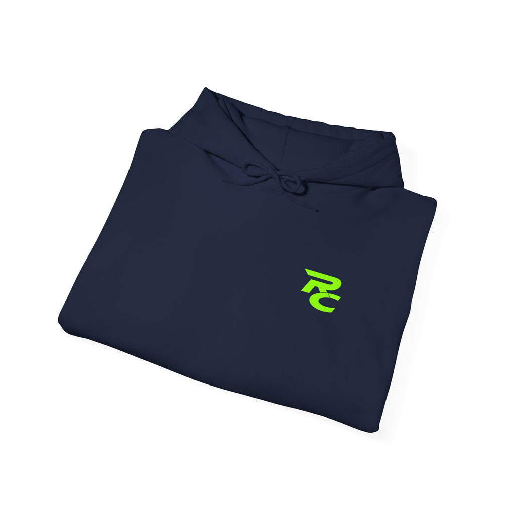 Angular R Logo Hoodie | Minimal Graphic Hooded Sweatshirt