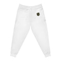 Embroidered Tiger Crest Joggers — Athletic Sweatpants with Small Chest Patch