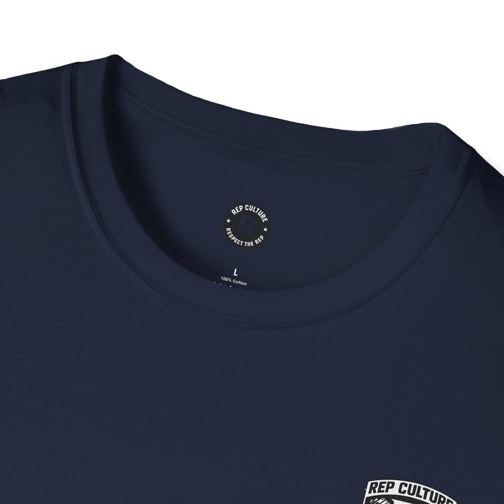 Rep Culture Shield Tee | Barbell Logo, Last Rep Mentality