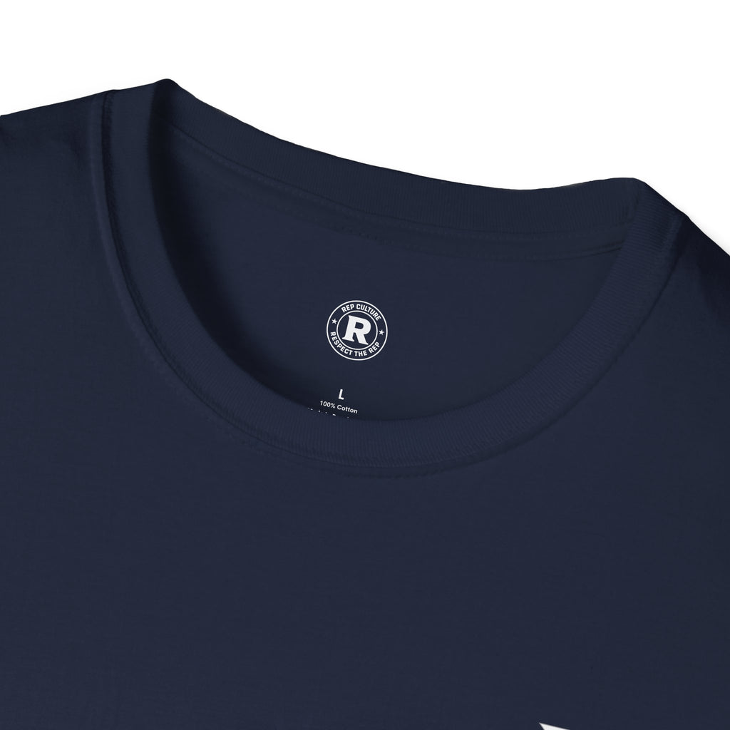RC chest logo — Athletic Motivational Gym Tee