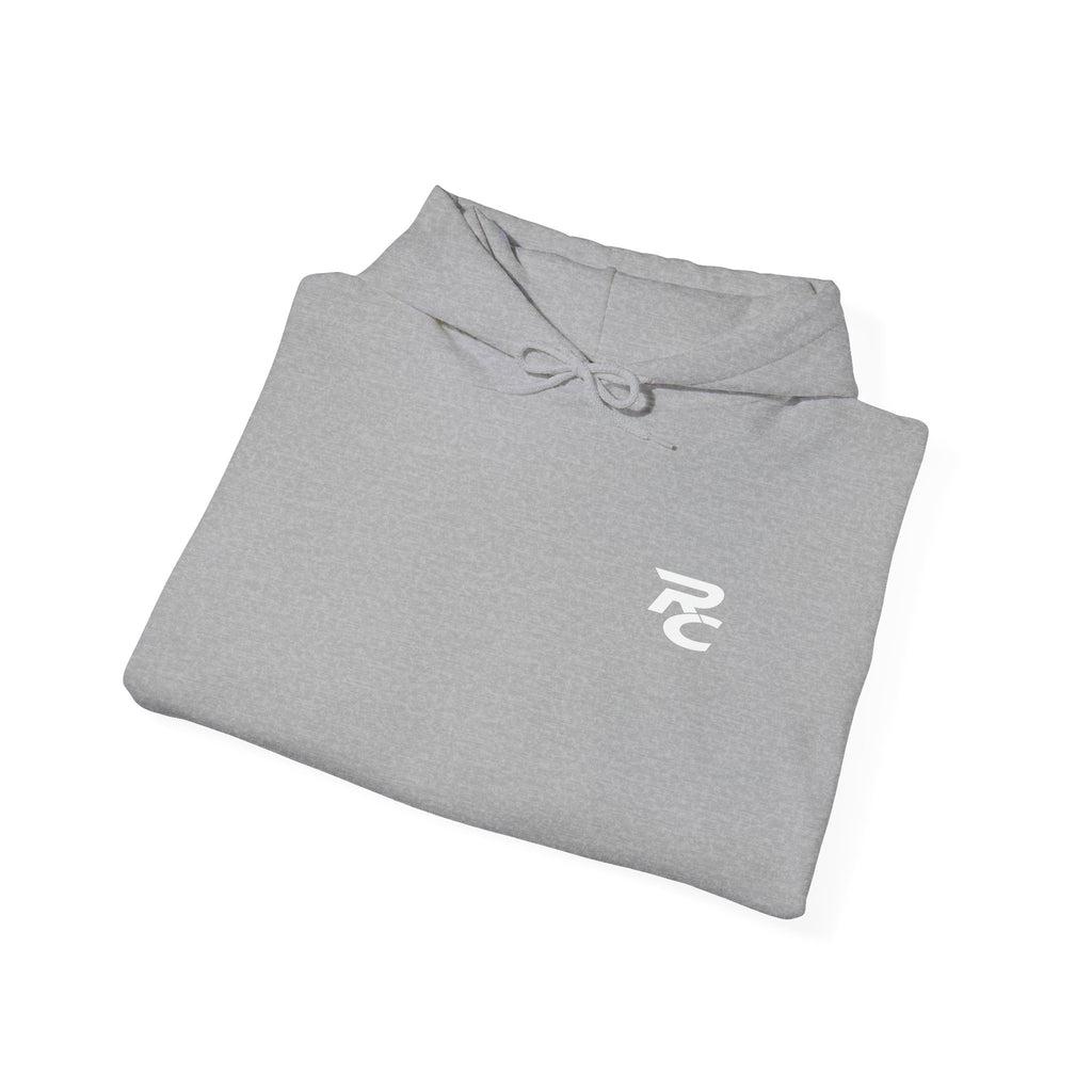 Angular R Logo Hoodie | Minimal Graphic Hooded Sweatshirt