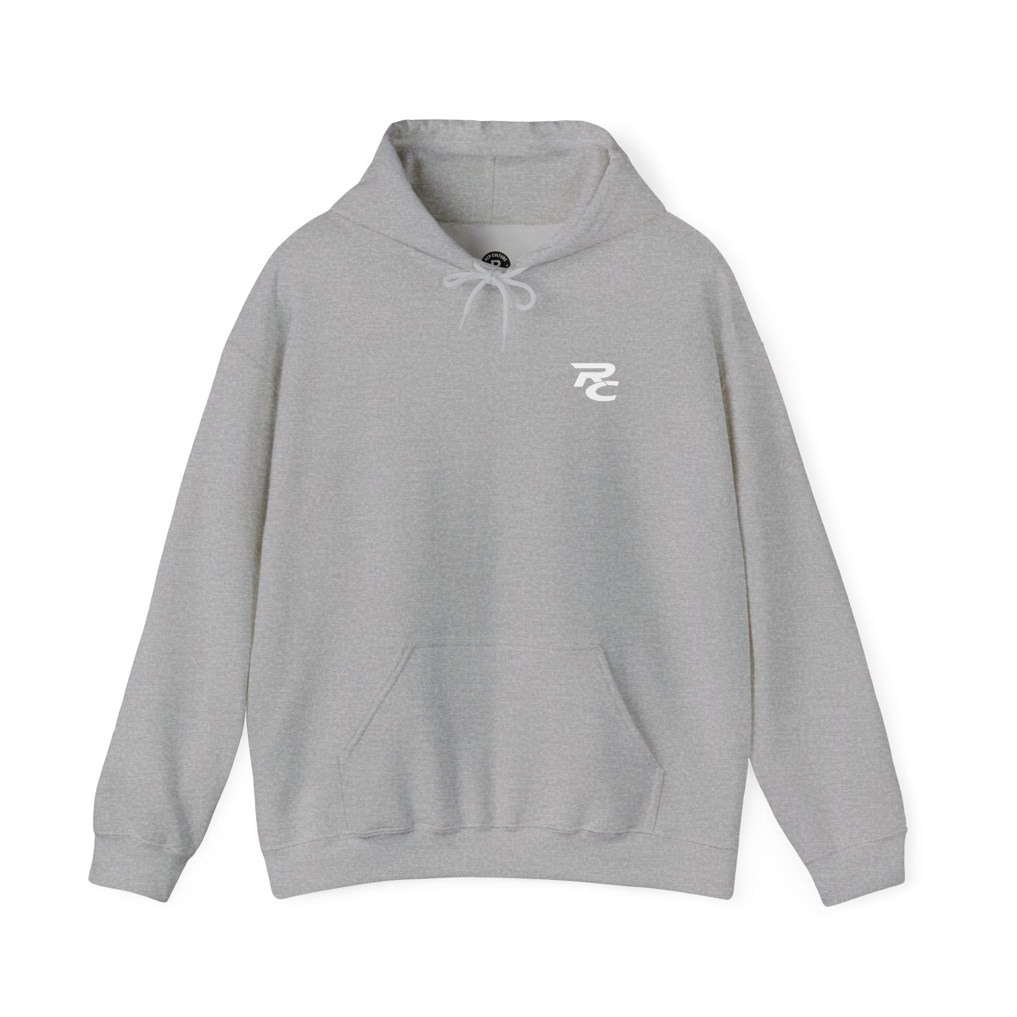 Angular R Logo Hoodie | Minimal Graphic Hooded Sweatshirt