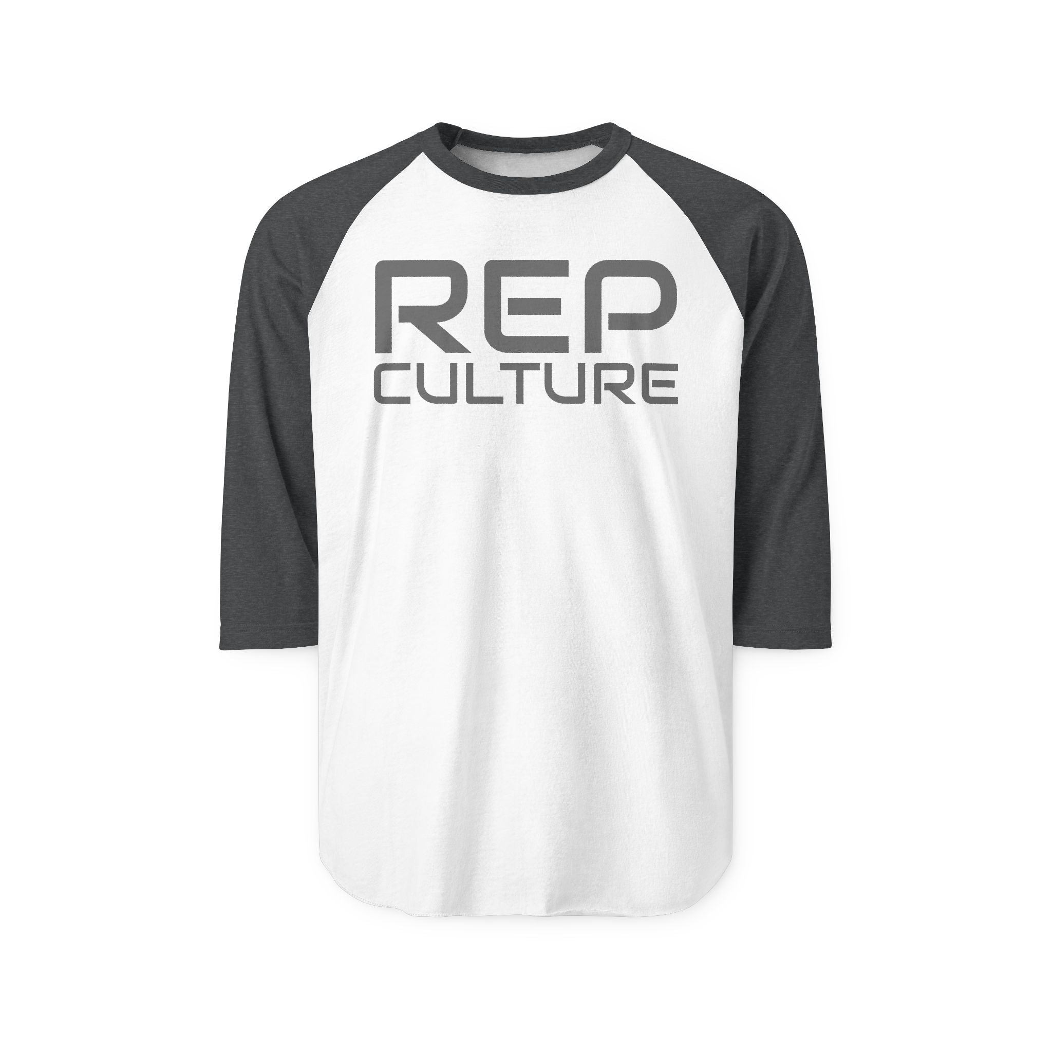 Rep Culture Raglan Shirt — 'REP CULTURE' 3/4 Sleeve Baseball Tee