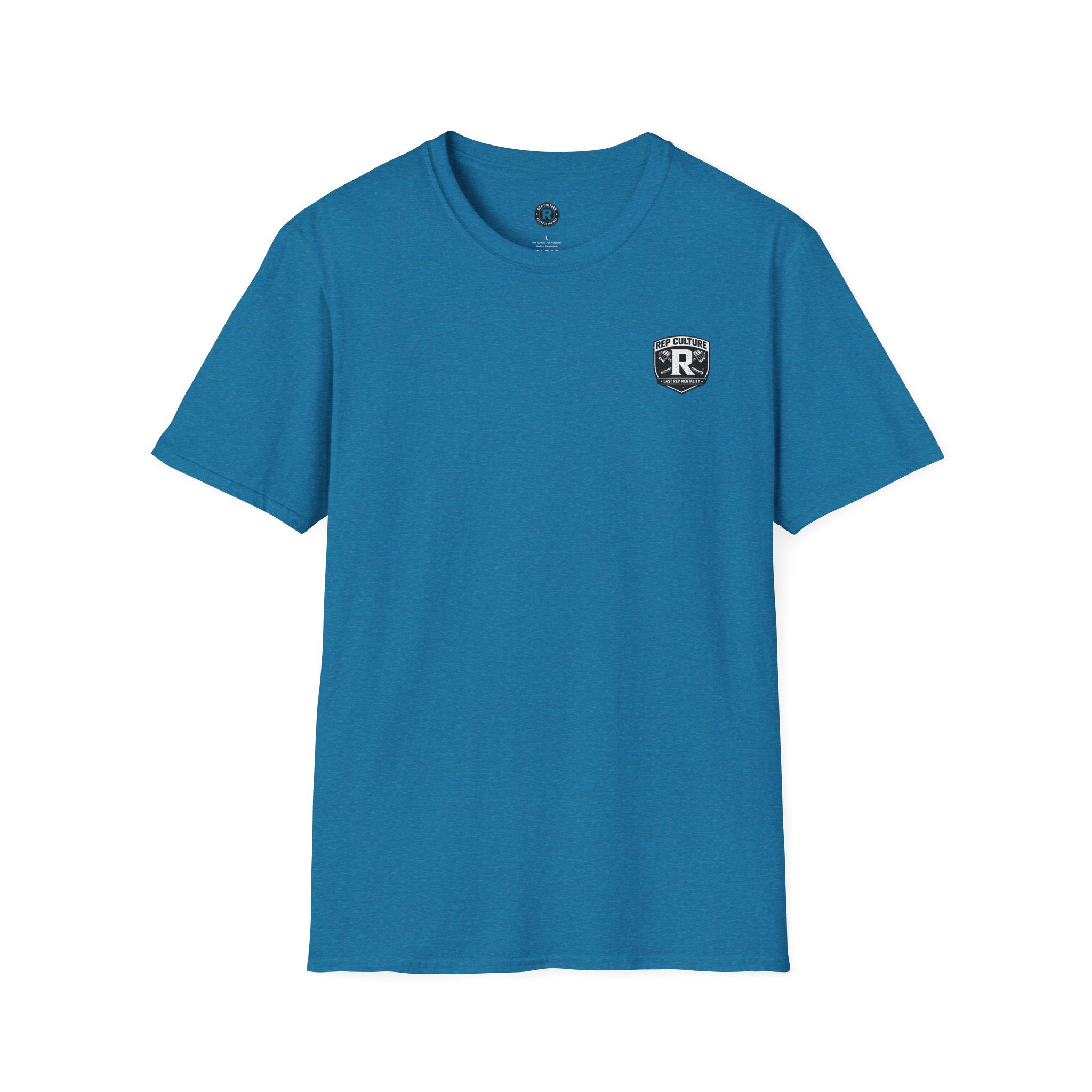 Rep Culture Gym Wear T-Shirt | Chest Logo, Back Graphic