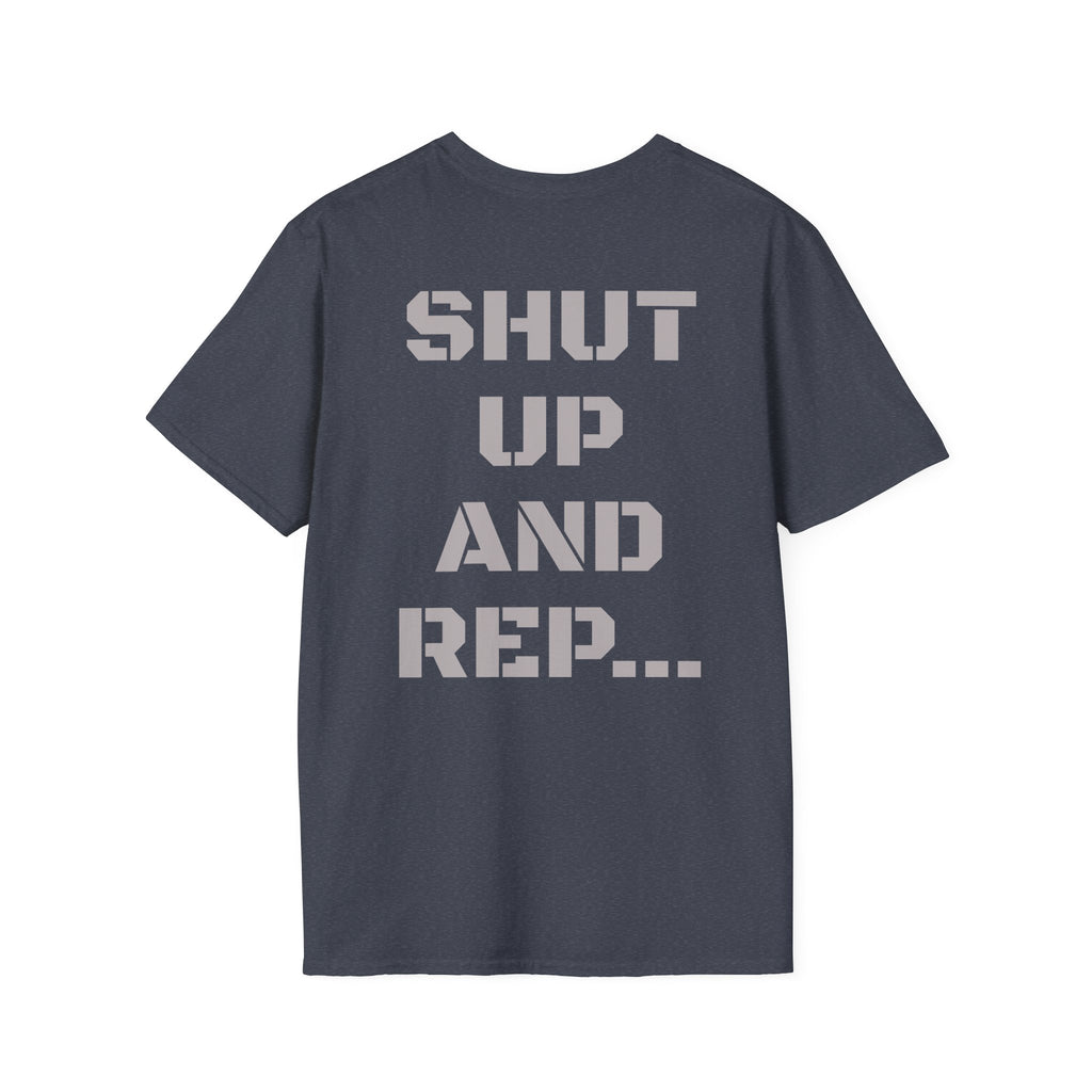 Rep Culture T‑Shirt — 'REP CULTURE' Front & 'SHUT UP AND REP' Back Graphic Tee