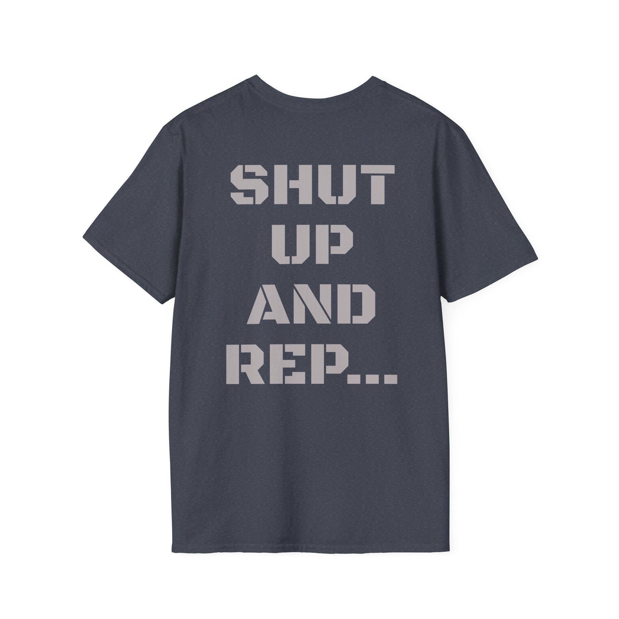 Rep Culture T‑Shirt — 'REP CULTURE' Front & 'SHUT UP AND REP' Back Graphic Tee